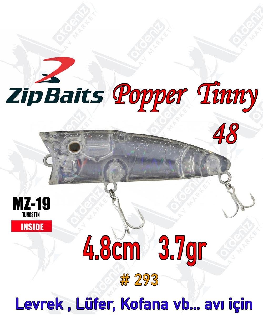 Zipbaits Popper Tiny 4,8cm 3.7gr Su Üstü Poping LRF Sahtesi Color:293ZİPBAİTS