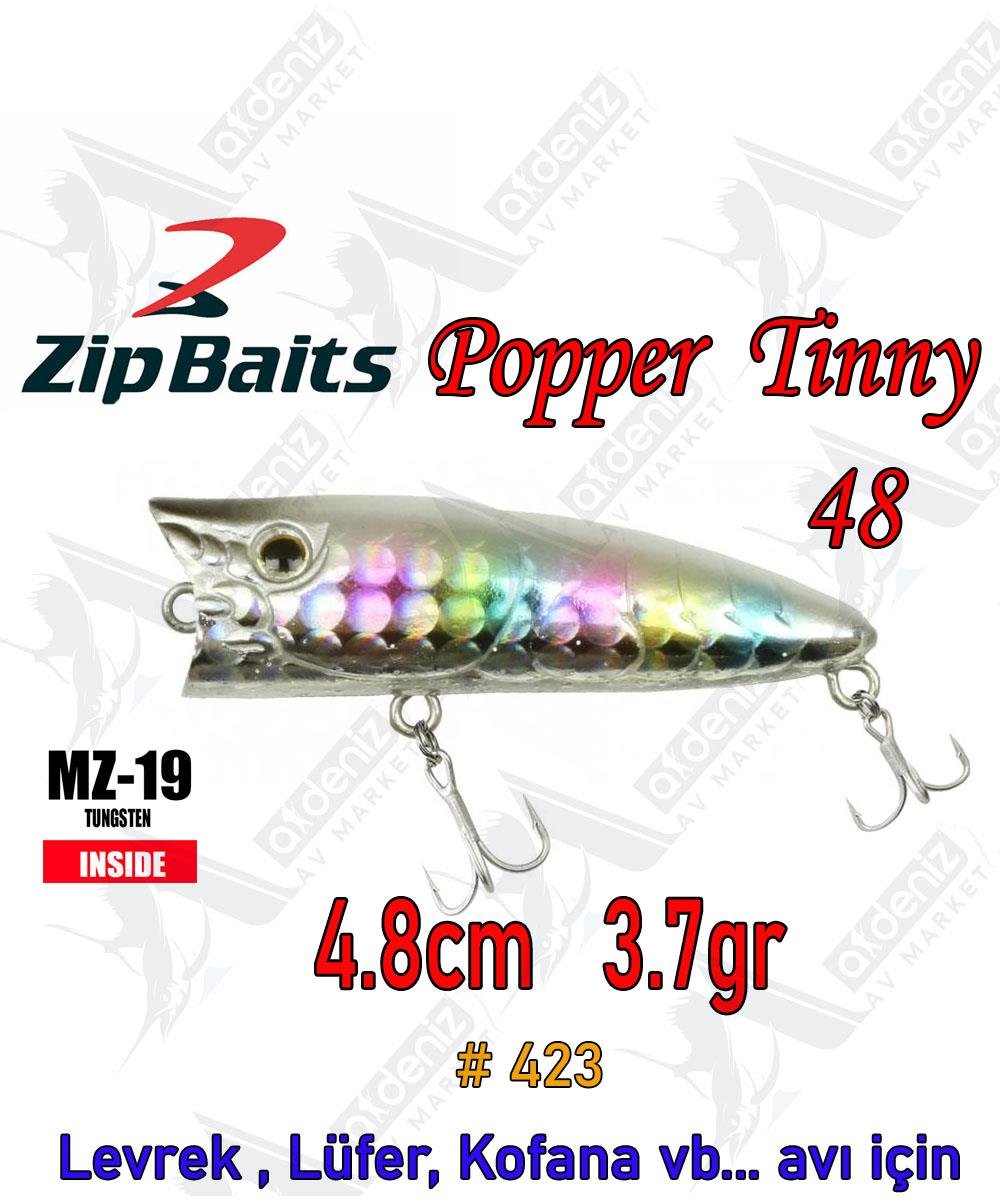 Zipbaits Popper Tiny 4,8cm 3.7gr Su Üstü Poping LRF Sahtesi Color:423ZİPBAİTS