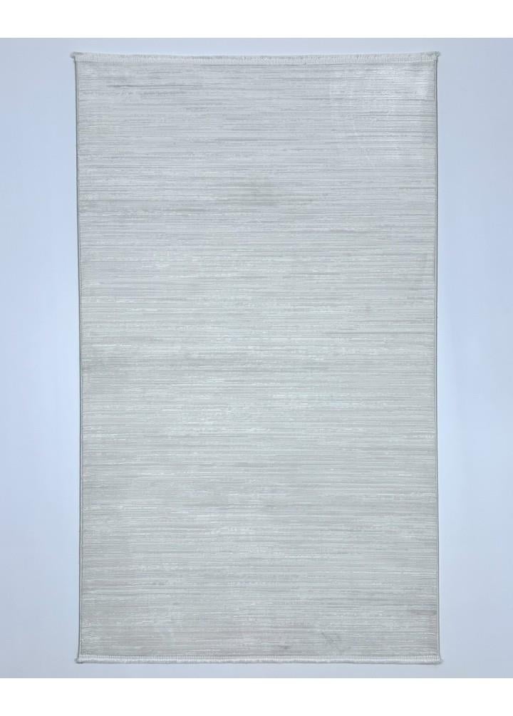 Nova 1123 Minimalist Kendinden Çizgi Desenli Krem Renk Kesme Yolluk Koridor Halısı