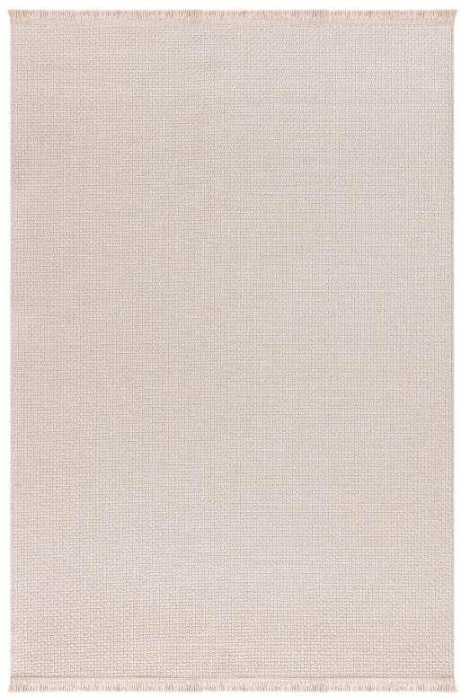 Sisal 1121 Düz Spor Saçaklı İskandinav Modern Krem Renk Jüt Halı