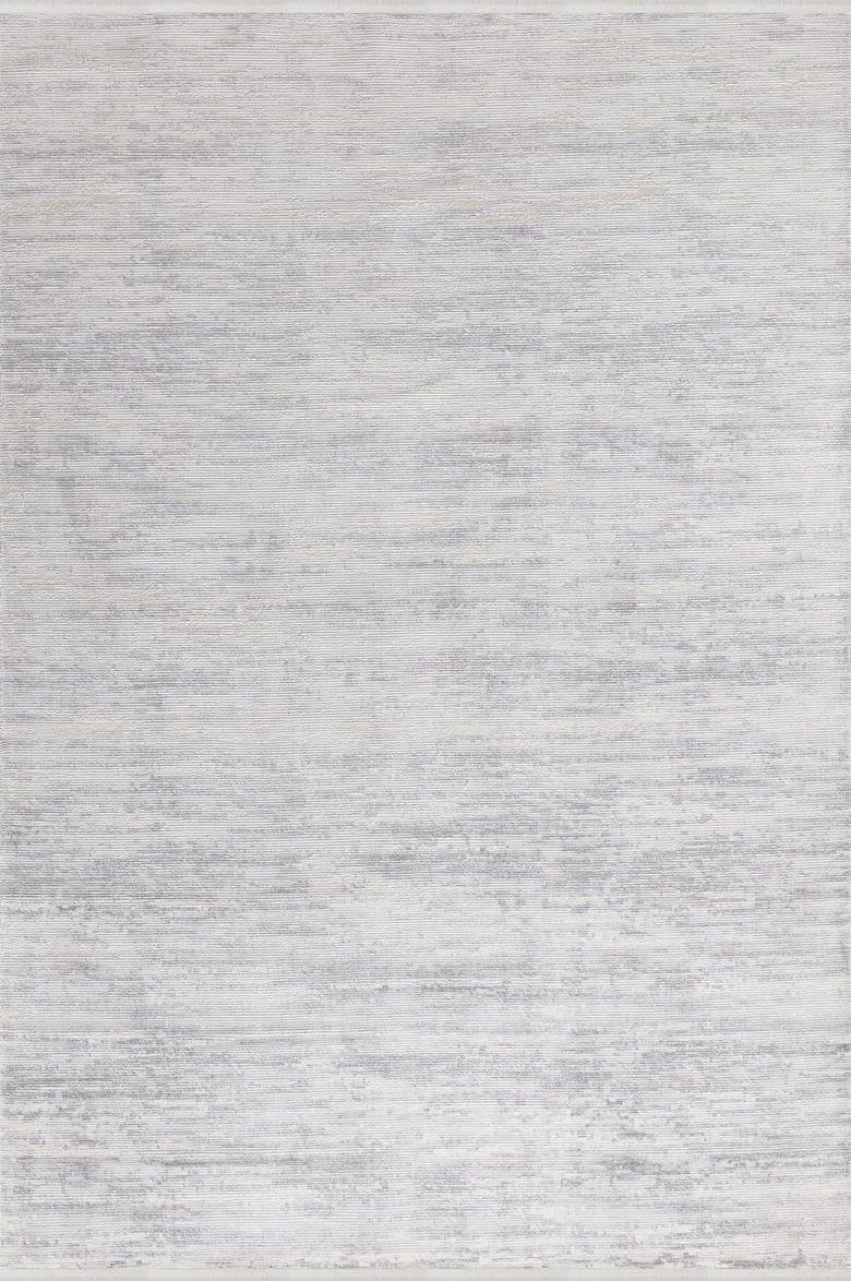 Nadide 1041 Toz Vermeyen Bükümlü Gri Renk Modern Halı