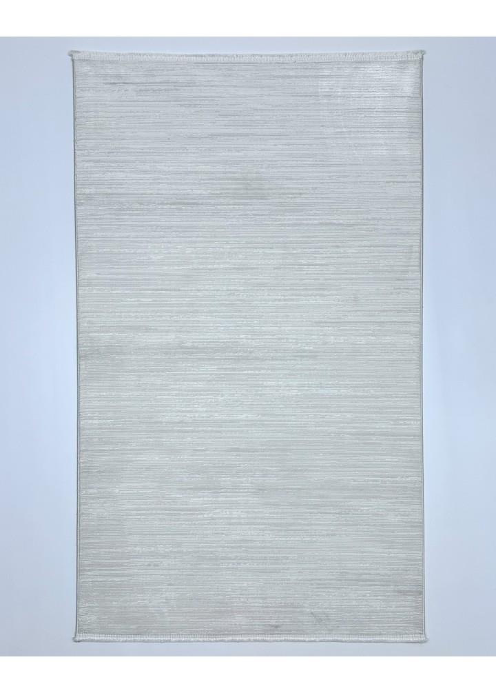 Nova 1123 Minimalist Kendinden Çizgi Desenli Krem Renk Kesme Yolluk Koridor Halısı