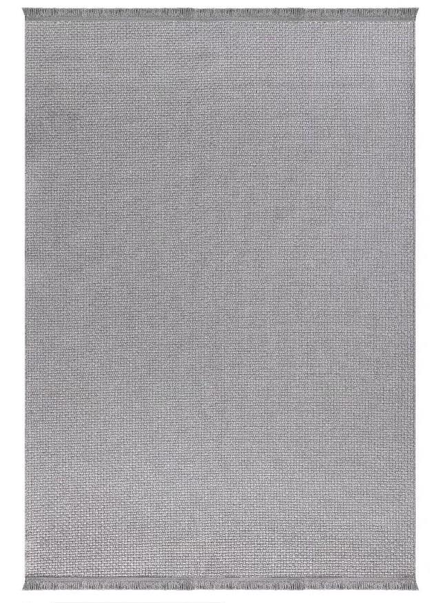 Sisal 1121 Düz Spor Saçaklı İskandinav Modern Gri Renk Jüt Halı
