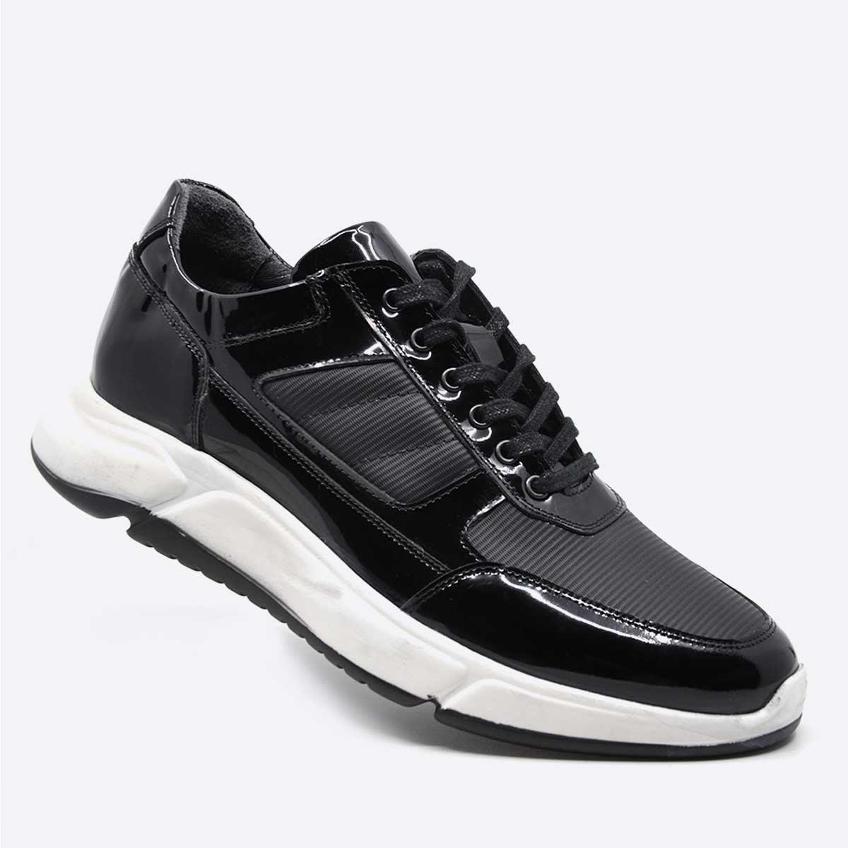 Fosco Hakiki Deri Siyah Sneaker Erkek Ayakkabı 2880 430 710
