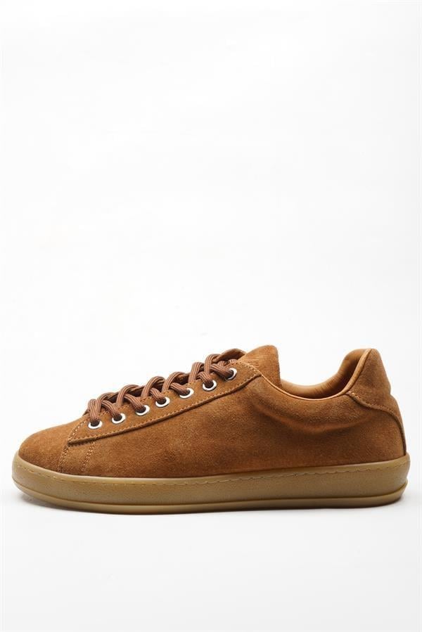 Majensia 251003 Günlük Comfort Sneaker Taba Süet