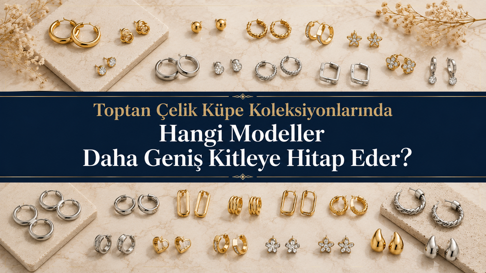 Toptan Çelik Küpe Koleksiyonlarında Hangi Modeller Daha Geniş Kitleye Hitap Eder?