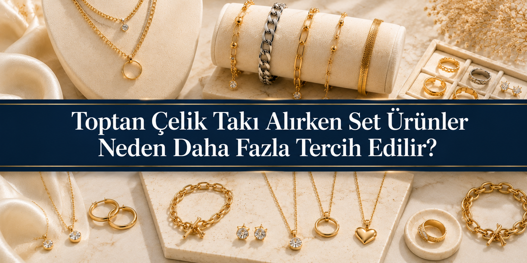 Toptan Çelik Takı Alırken Set Ürünler Neden Daha Fazla Tercih Edilir?
