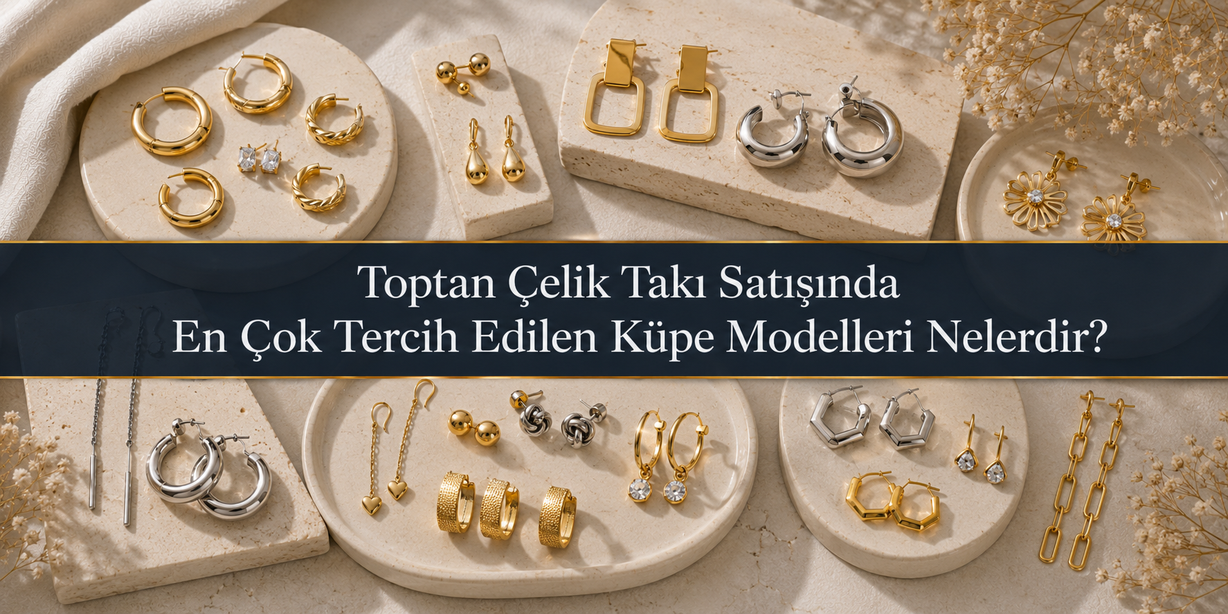 Toptan Çelik Takı Satışında En Çok Tercih Edilen Küpe Modelleri Nelerdir?