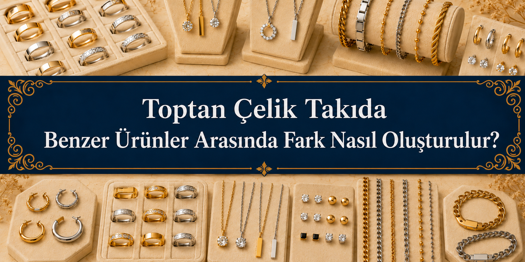 Toptan Çelik Takıda Benzer Ürünler Arasında Fark Nasıl Oluşturulur?