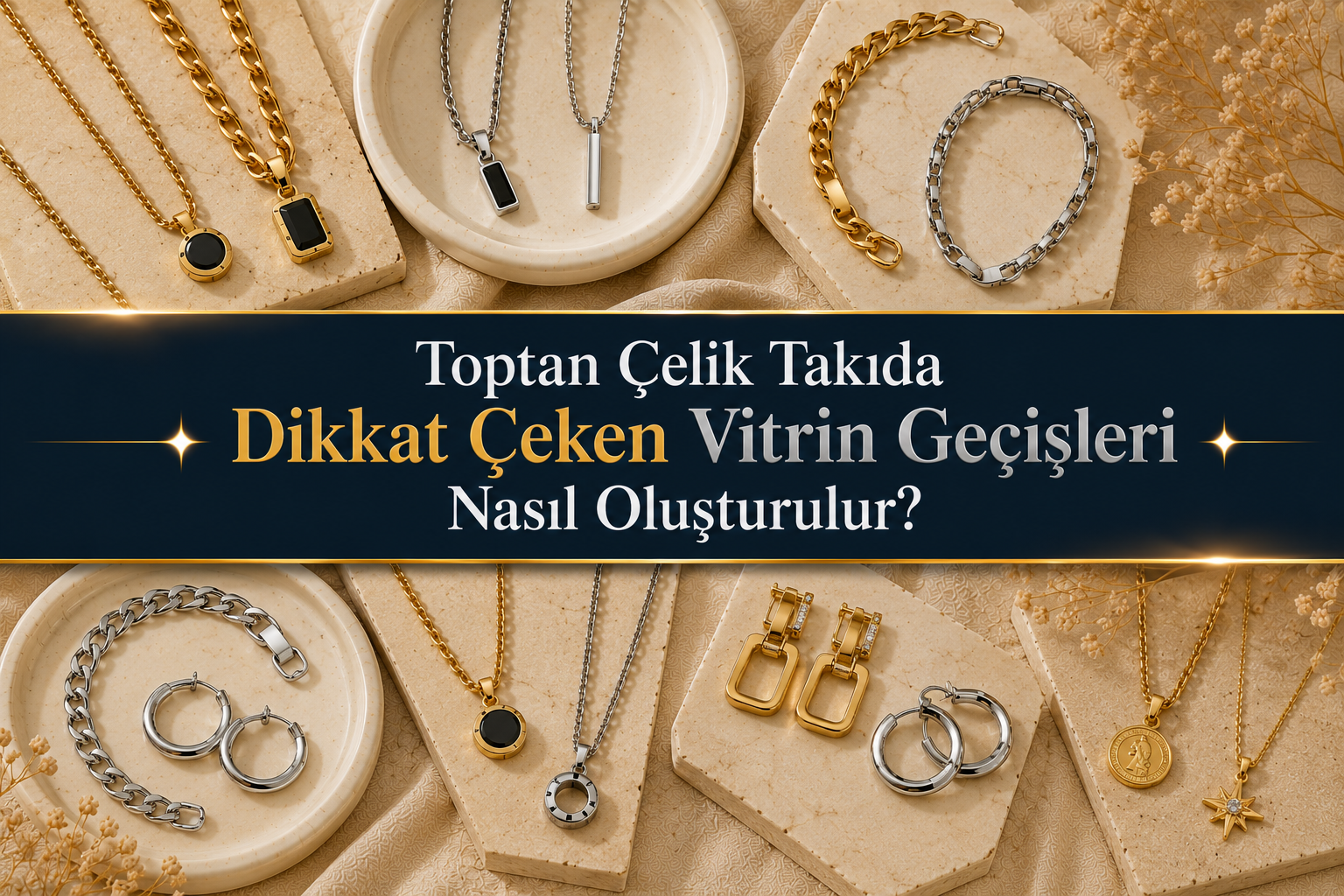 Toptan Çelik Takıda Dikkat Çeken Vitrin Geçişleri Nasıl Oluşturulur?