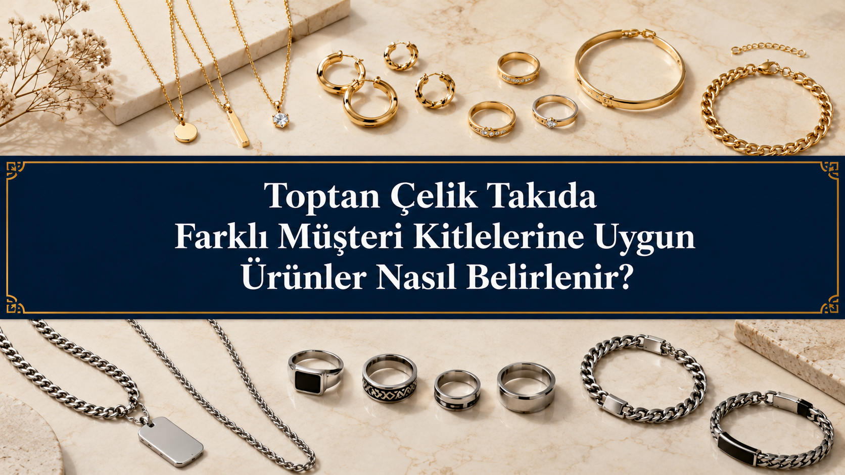 Toptan Çelik Takıda Farklı Müşteri Kitlelerine Uygun Ürünler Nasıl Belirlenir?