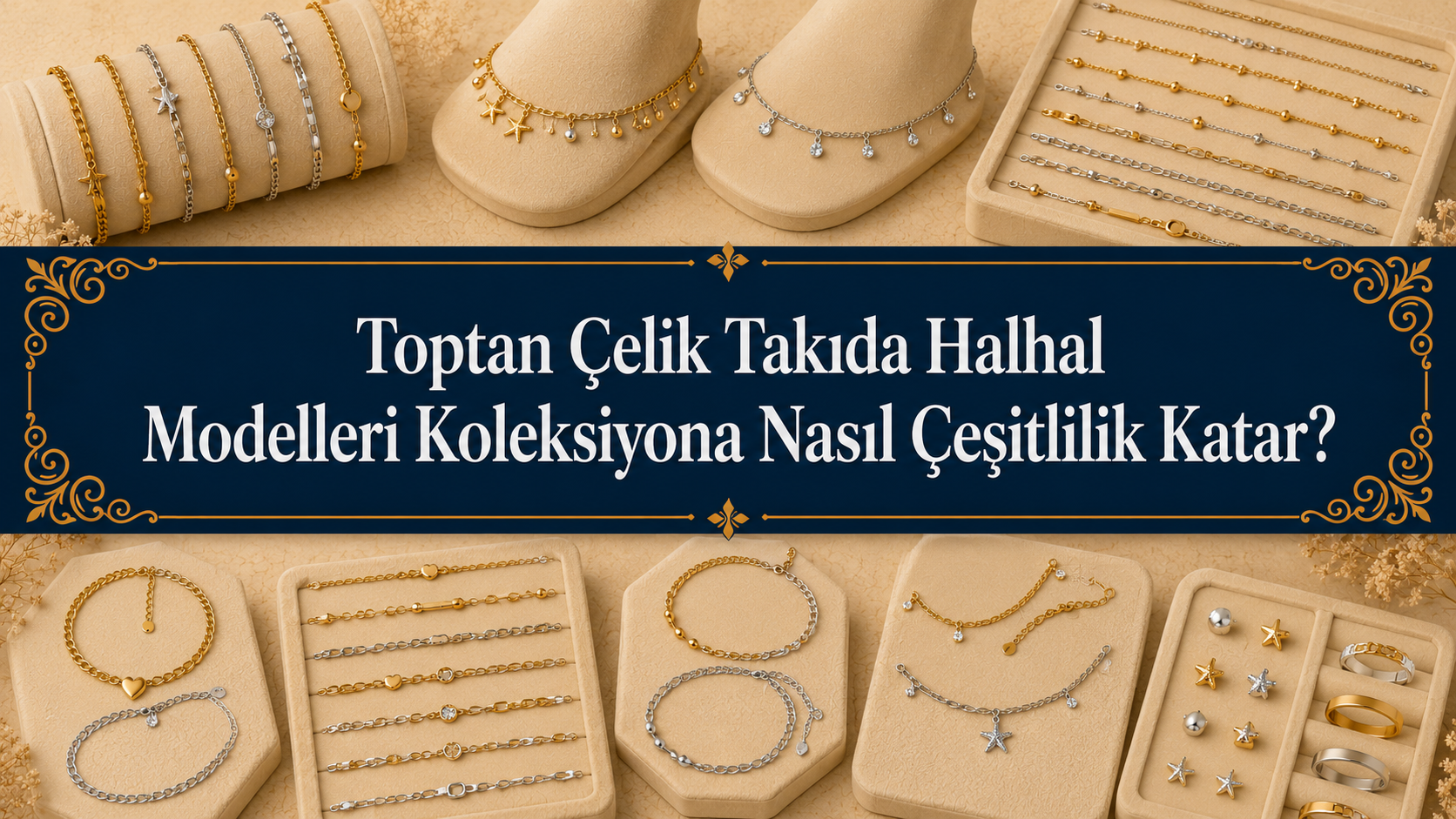 Toptan Çelik Takıda Halhal Modelleri Koleksiyona Nasıl Çeşitlilik Katar?