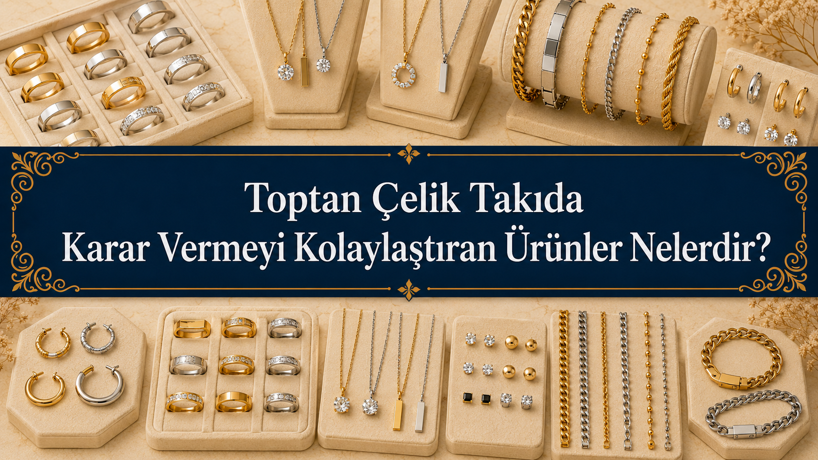 Toptan Çelik Takıda Karar Vermeyi Kolaylaştıran Ürünler Nelerdir?