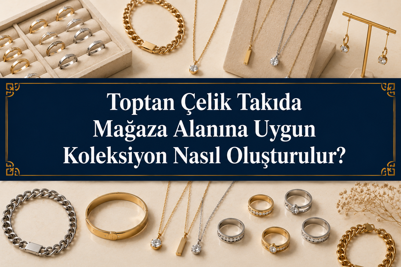 Toptan Çelik Takıda Mağaza Alanına Uygun Koleksiyon Nasıl Oluşturulur?