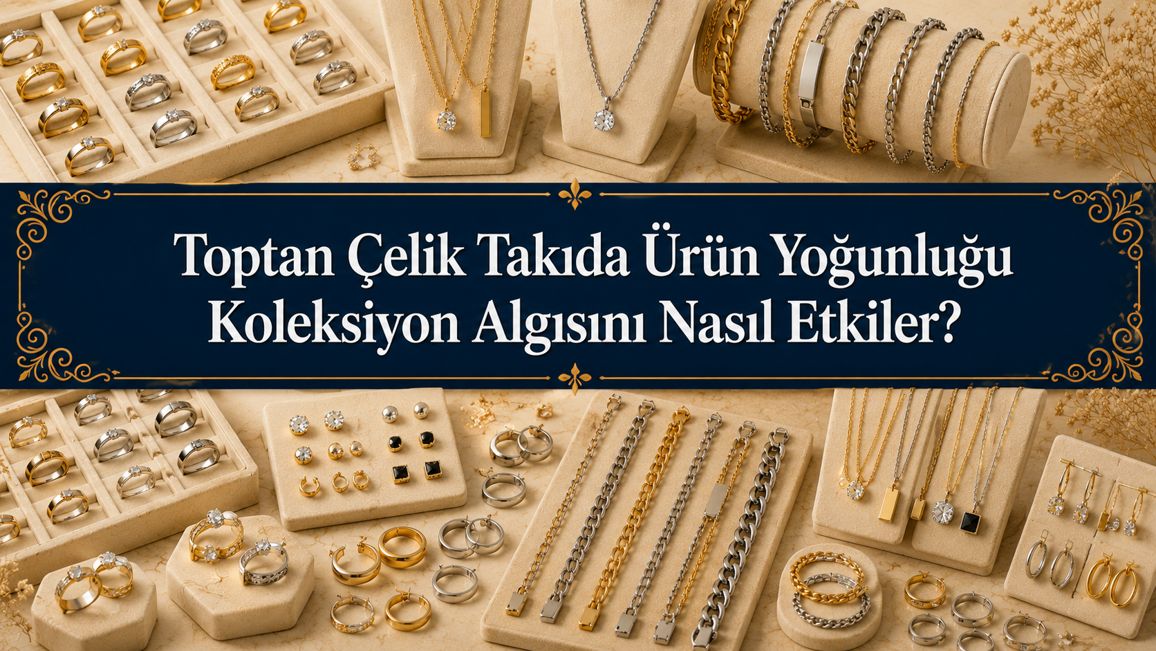 Toptan Çelik Takıda Ürün Yoğunluğu Koleksiyon Algısını Nasıl Etkiler?