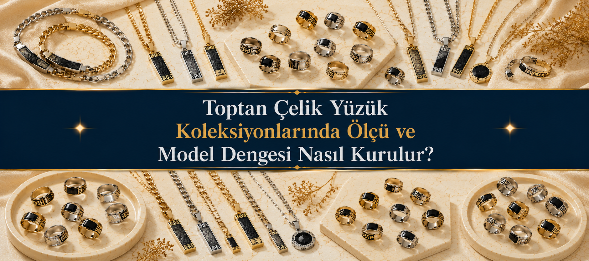 Toptan Çelik Yüzük Koleksiyonlarında Ölçü ve Model Dengesi Nasıl Kurulur?