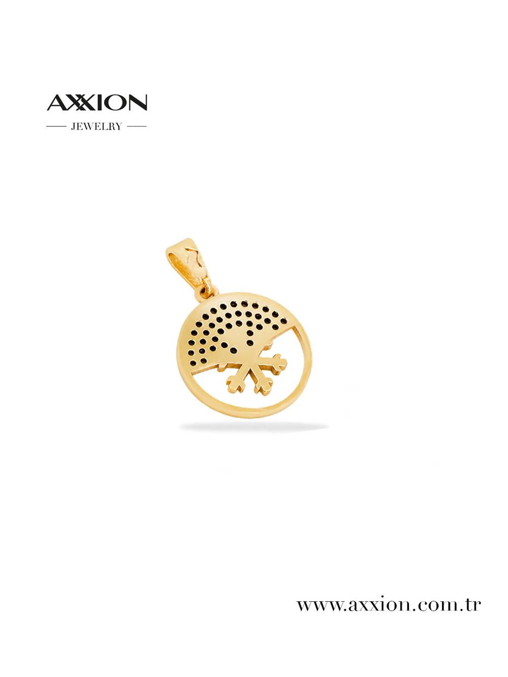AXXION 14K Kolye Ucu GOLD