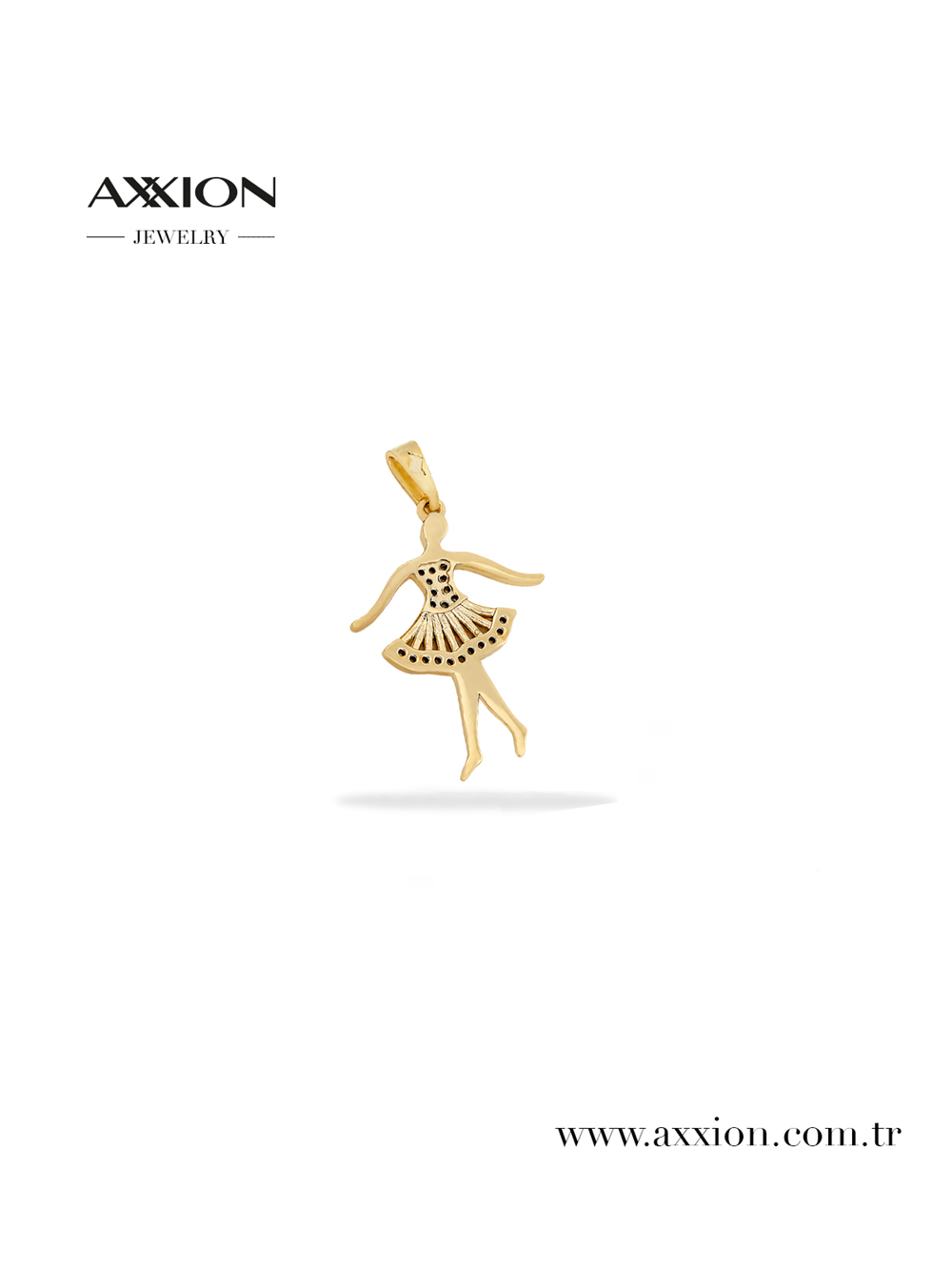 AXXION 14K Kolye Ucu GOLD
