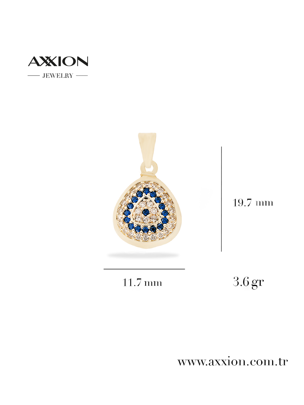 AXXION Kolye Ucu GOLD