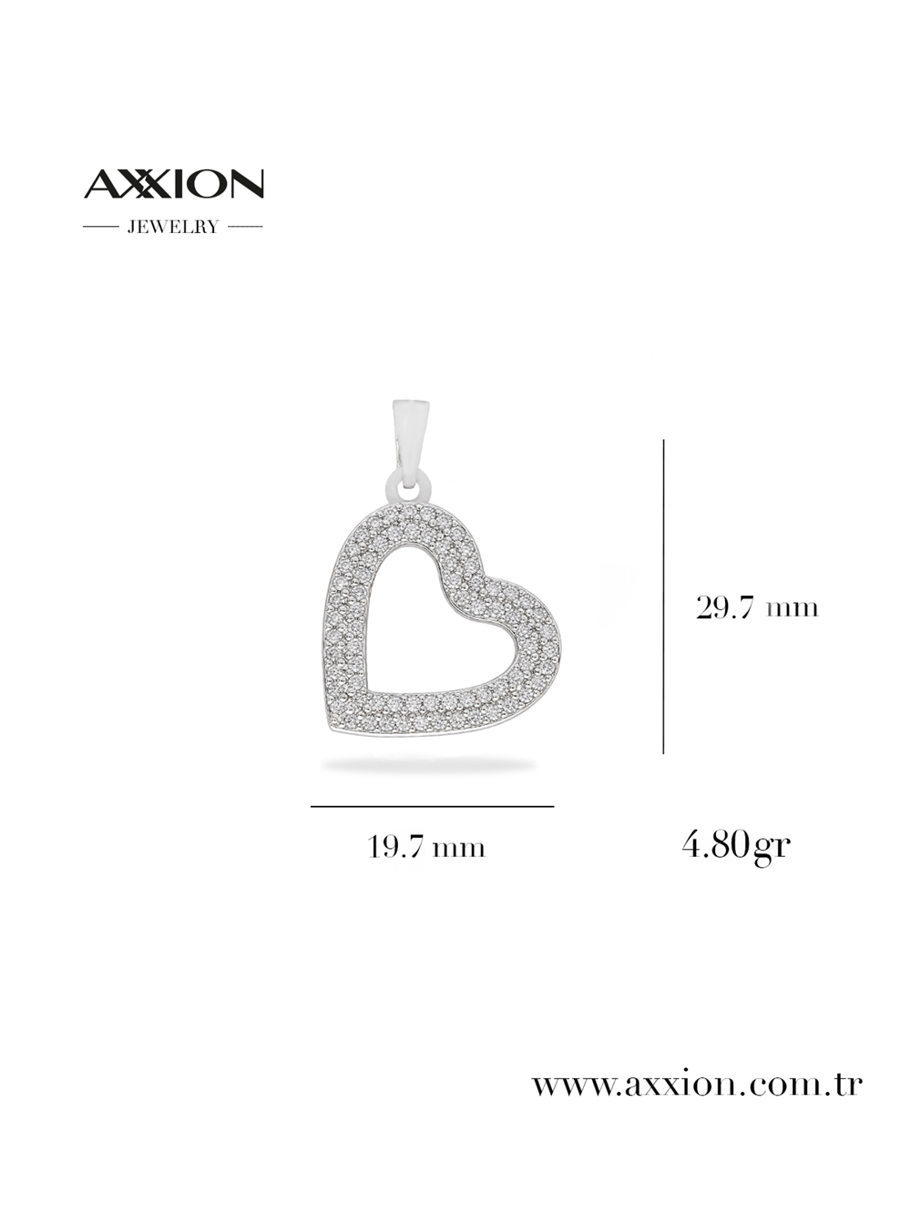 AXXION Kolye Ucu SILVER