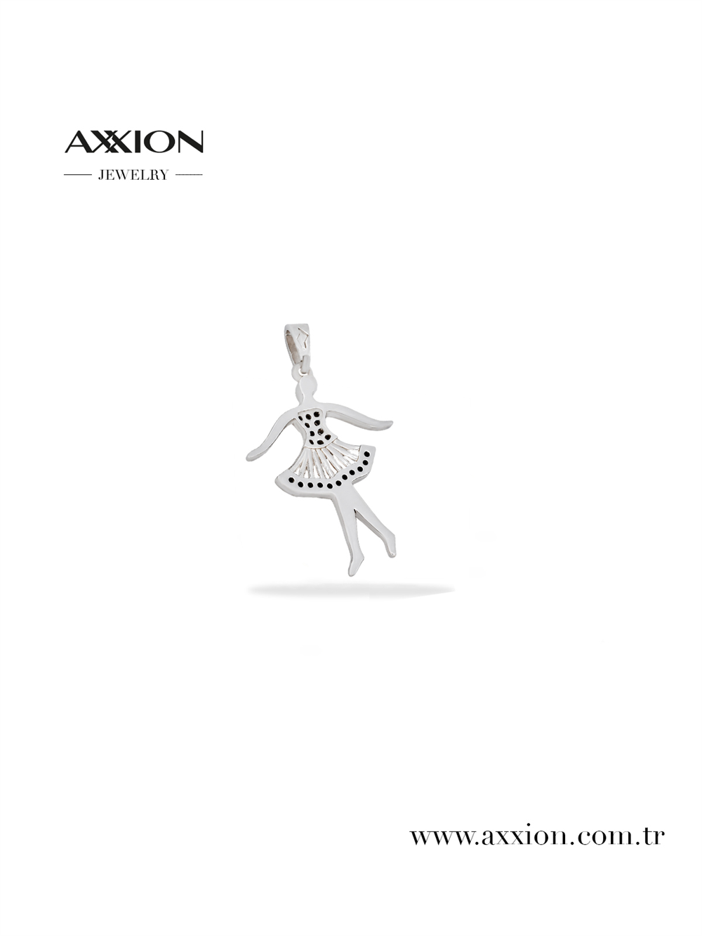 AXXION 14K Kolye Ucu SILVER