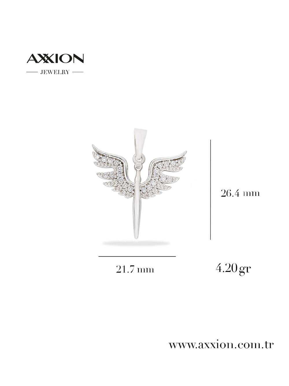 AXXION Kolye Ucu SILVER