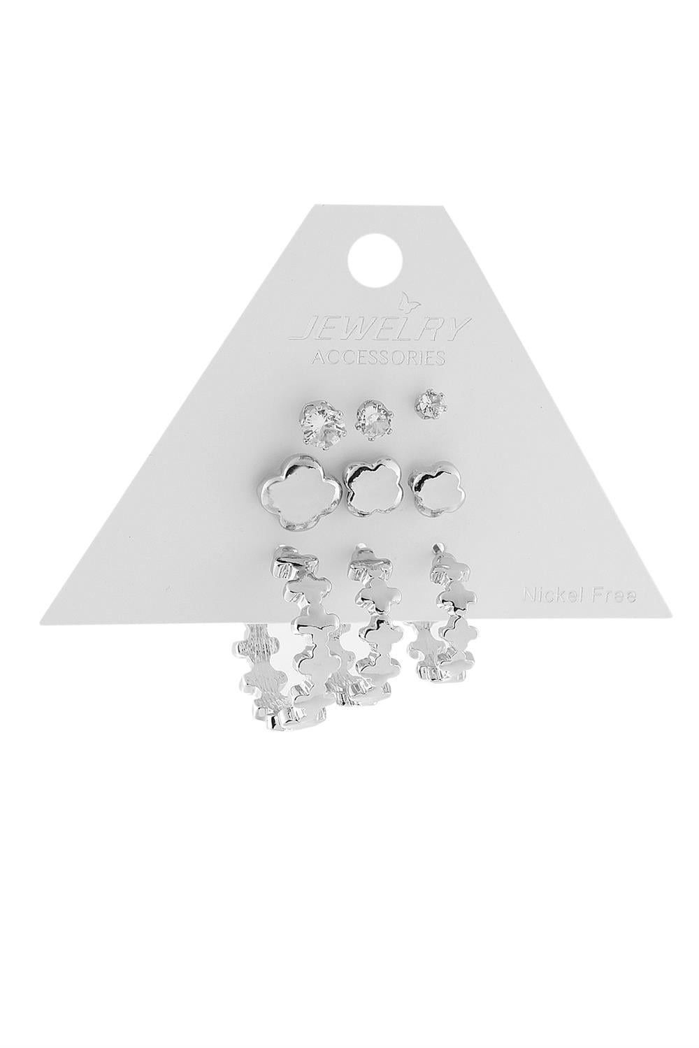 Bijuteri Küpe Silver