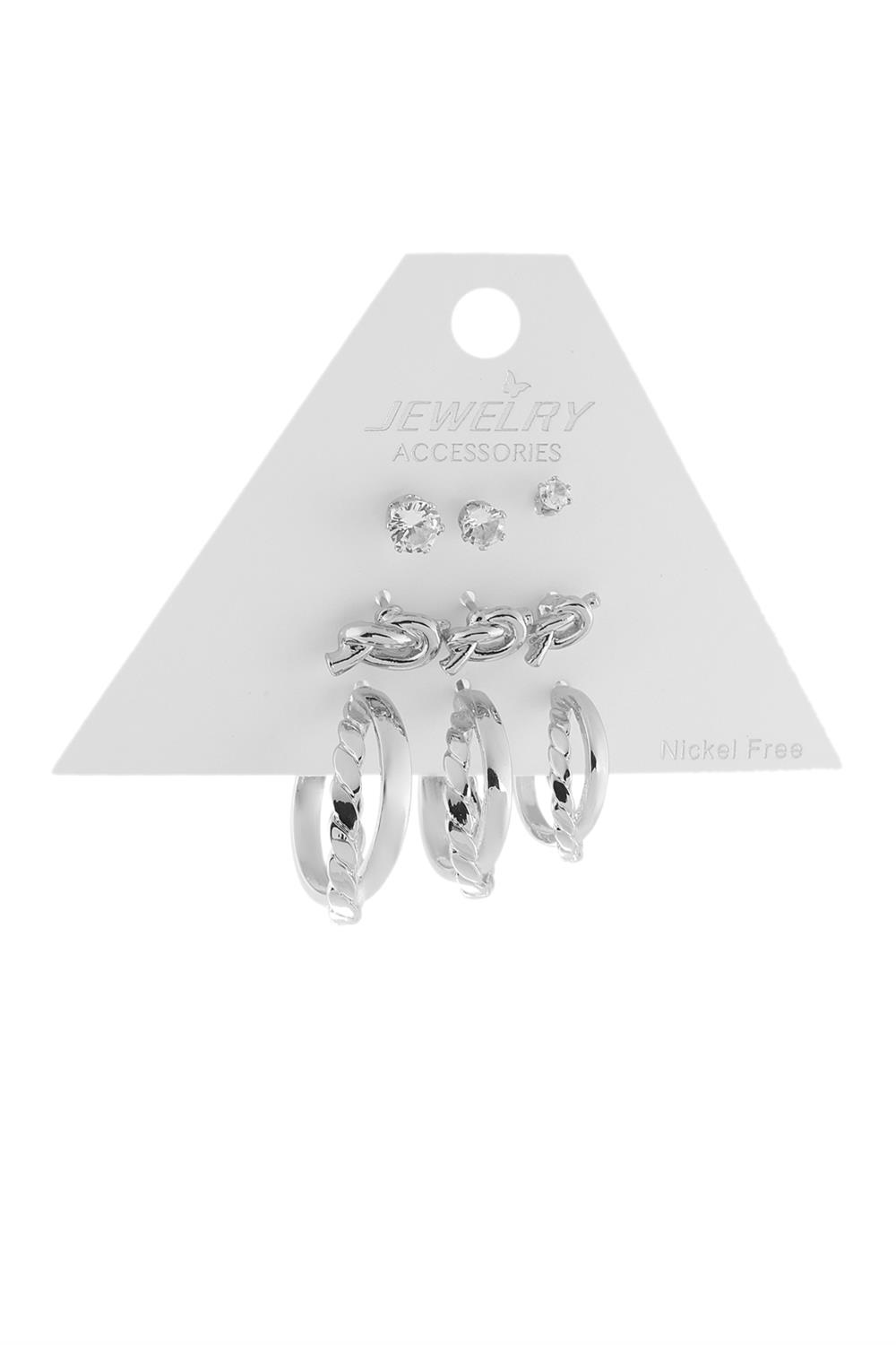 Bijuteri Küpe Silver