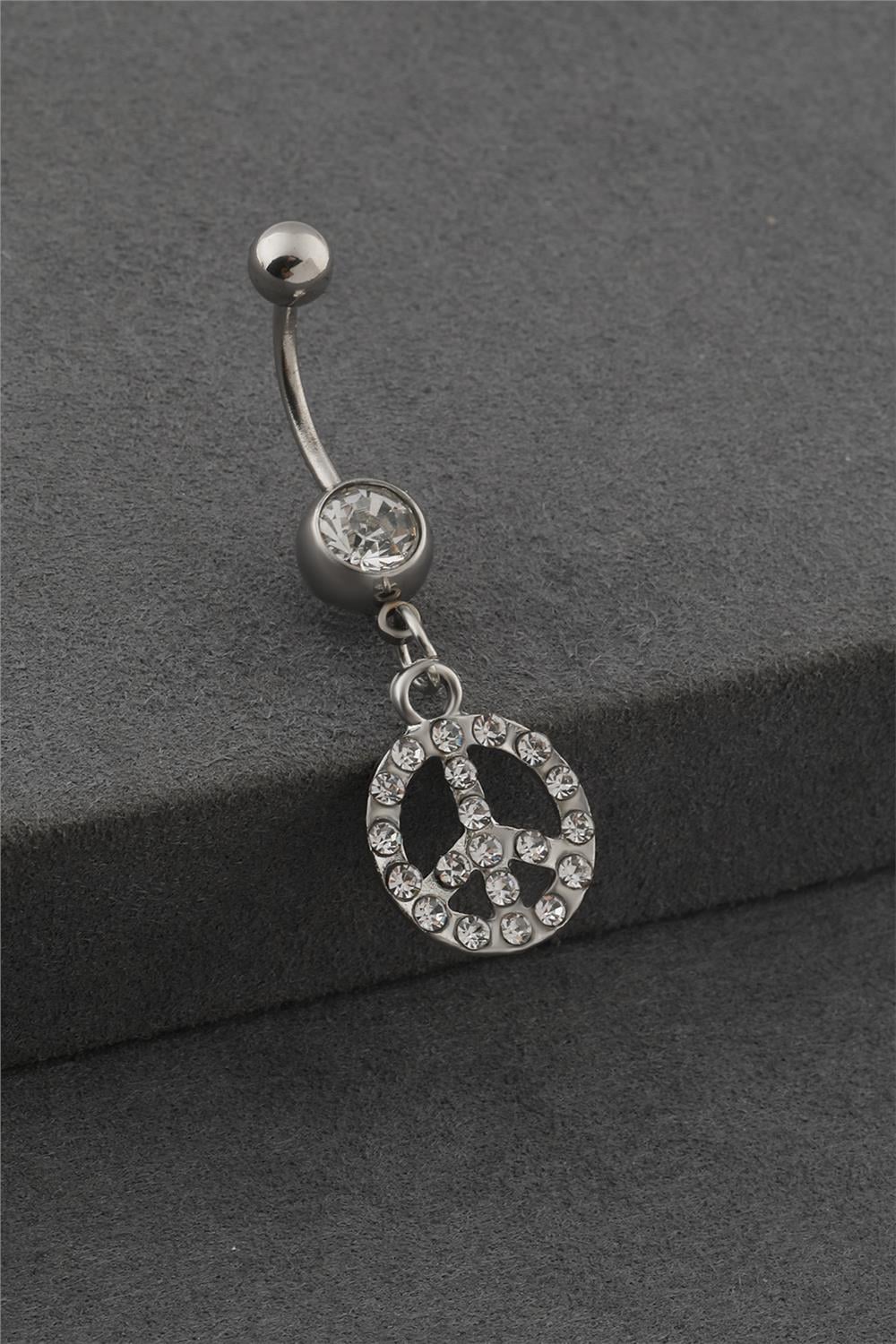 Çelik Göbek Piercing SILVER