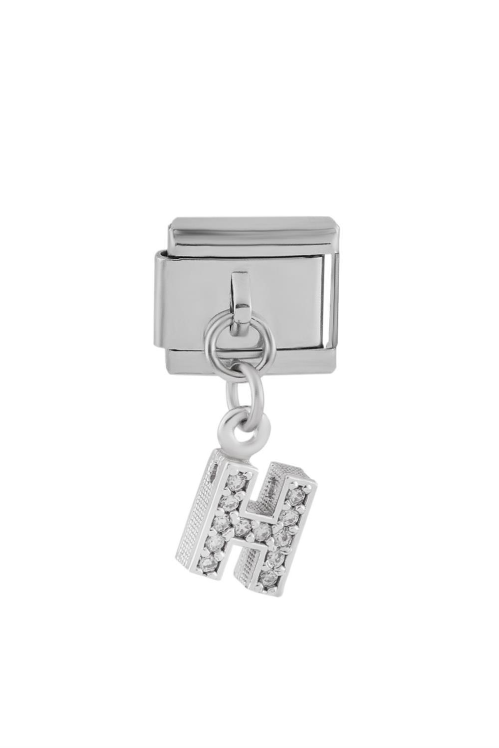 Çelik Harf Charm SILVER
