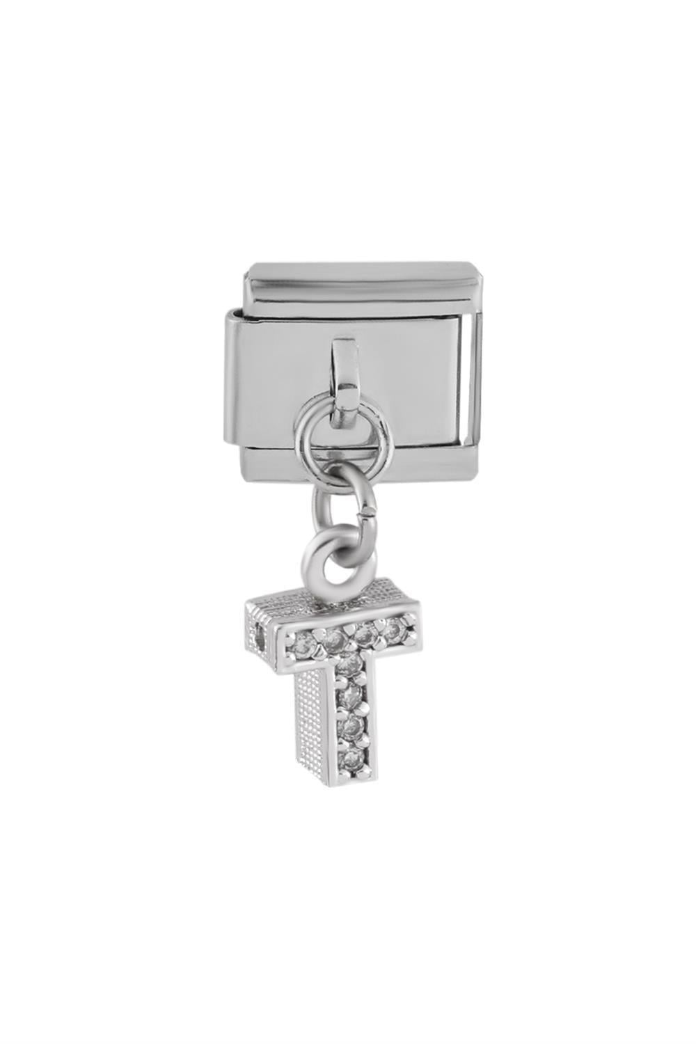 Çelik Harf Charm SILVER