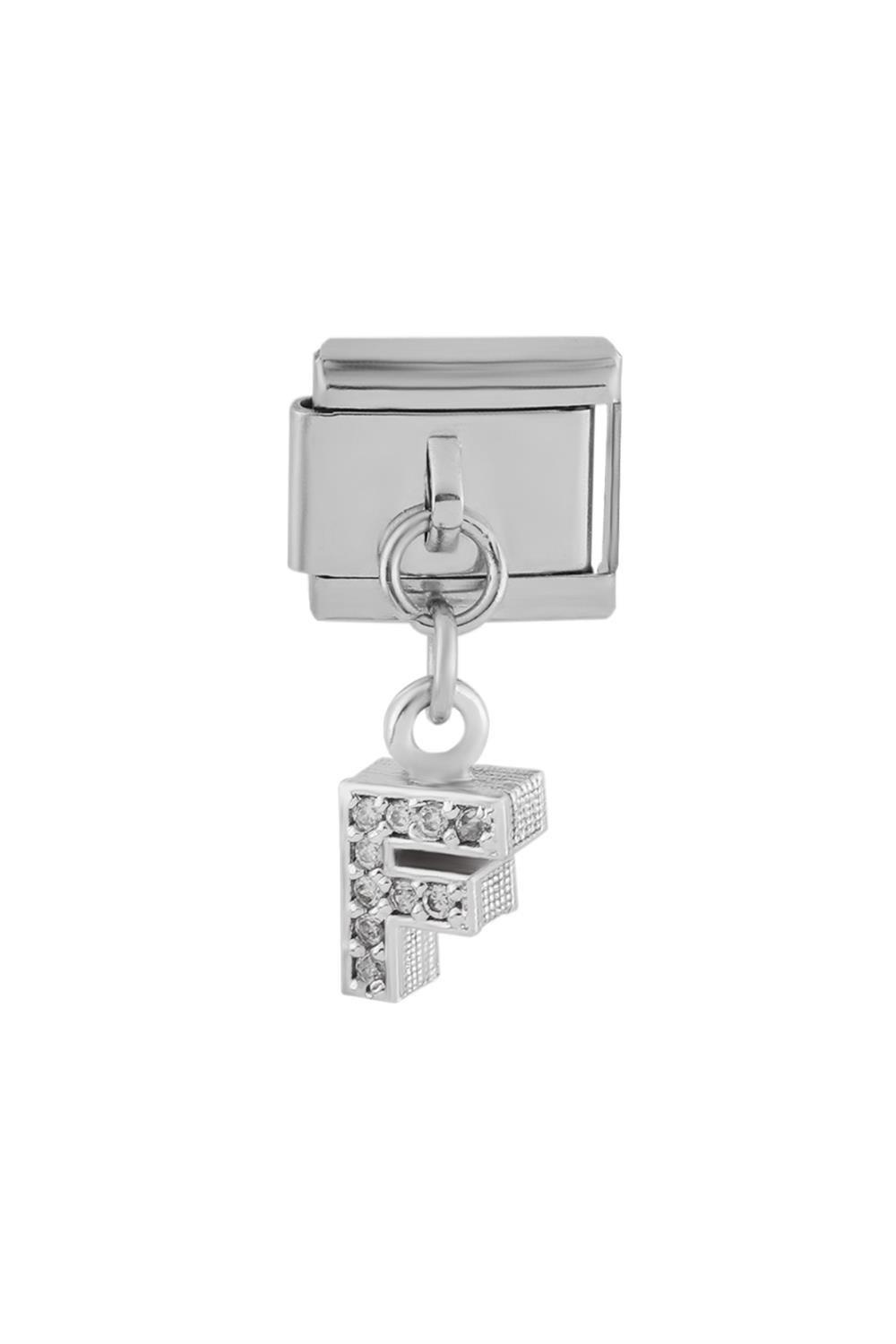 Çelik Harf Charm SILVER