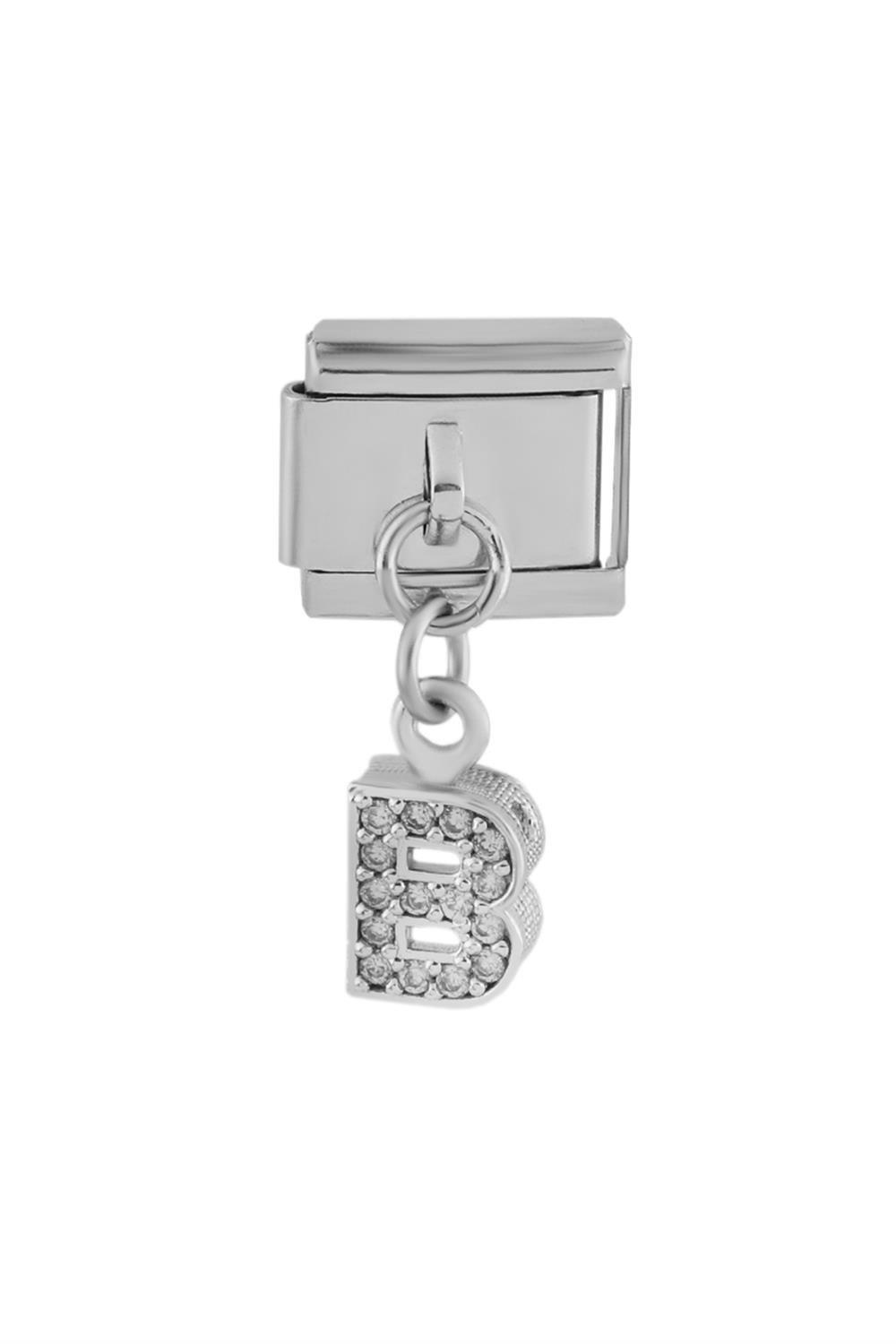 Çelik Harf Charm SILVER