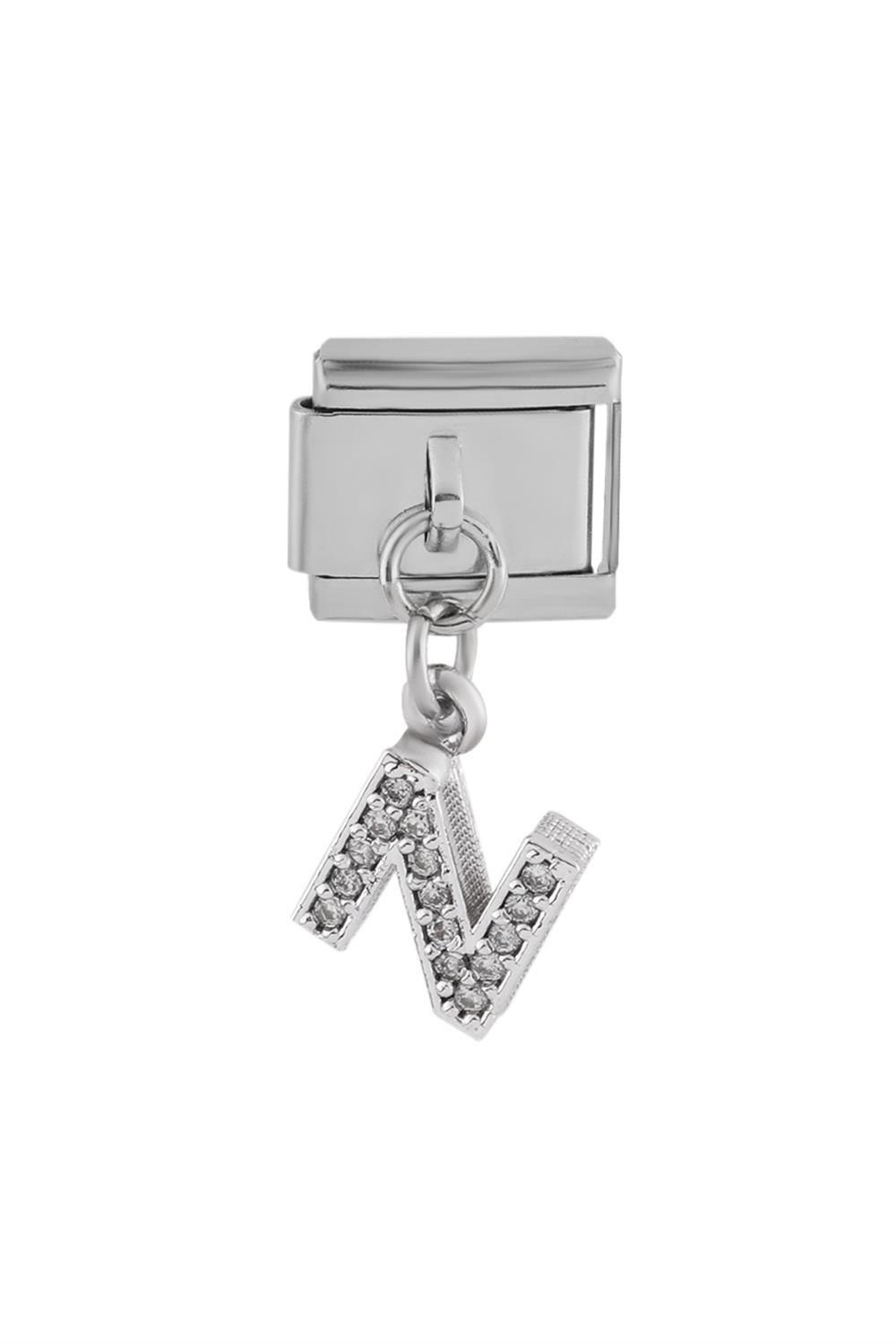 Çelik Harf Charm SILVER