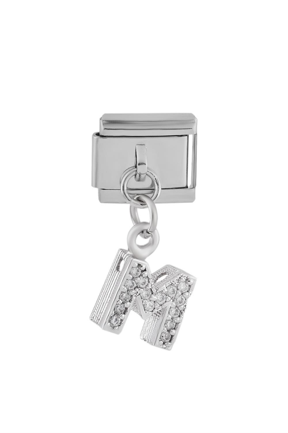 Çelik Harf Charm SILVER