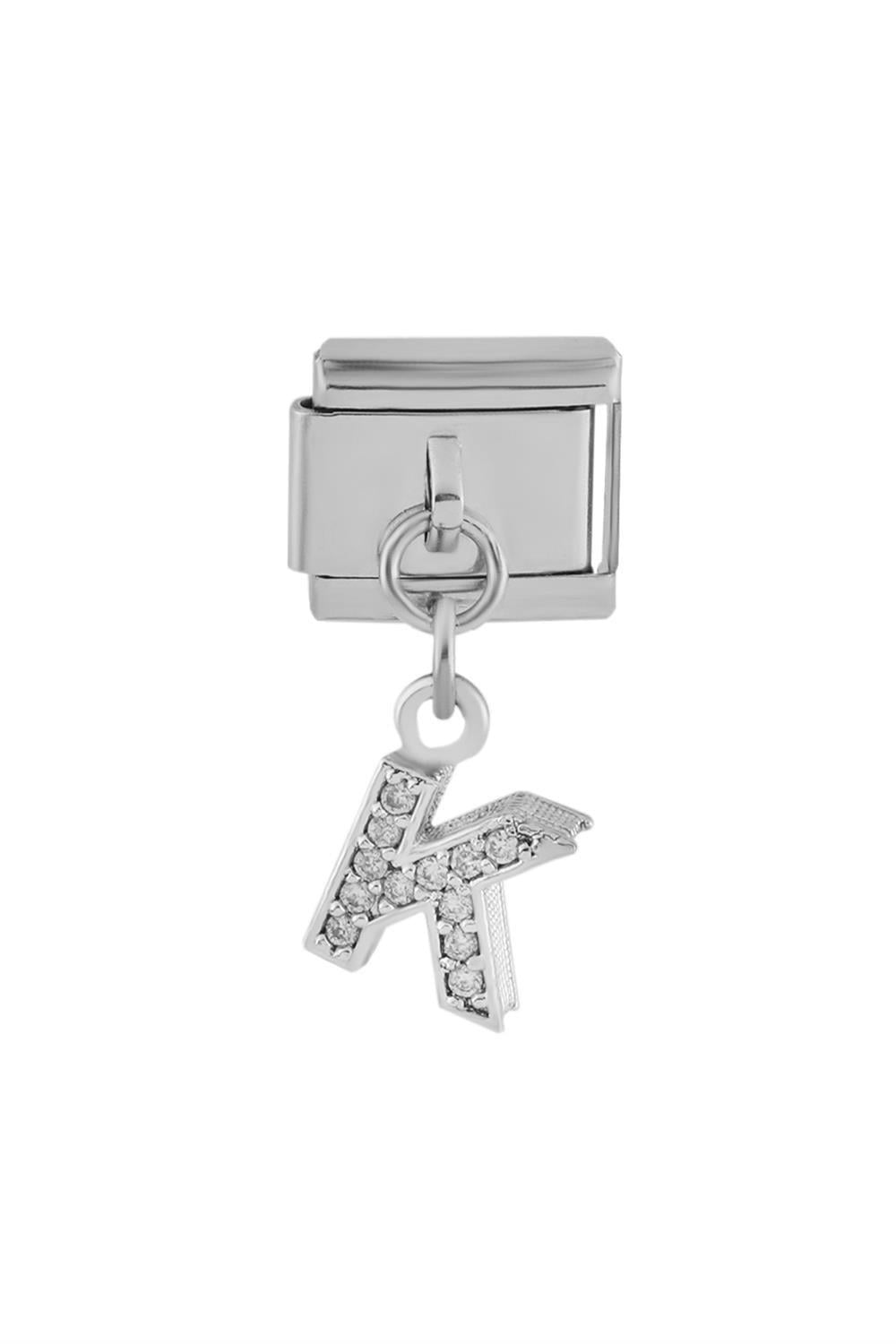 Çelik Harf Charm SILVER