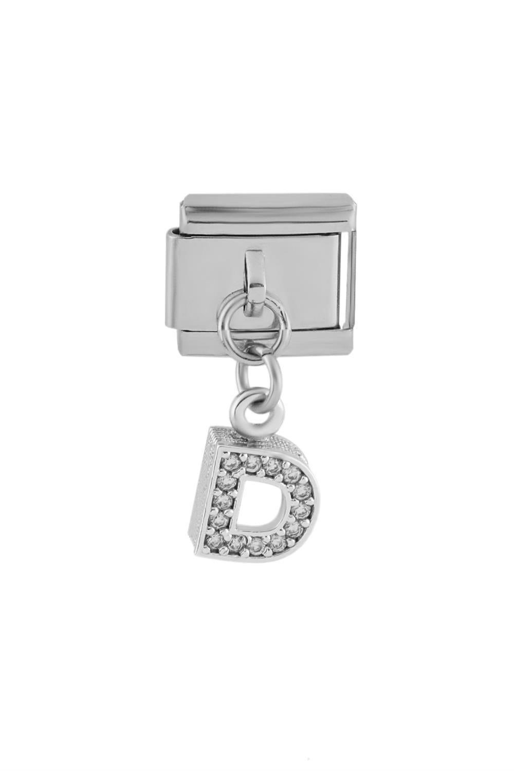 Çelik Harf Charm SILVER