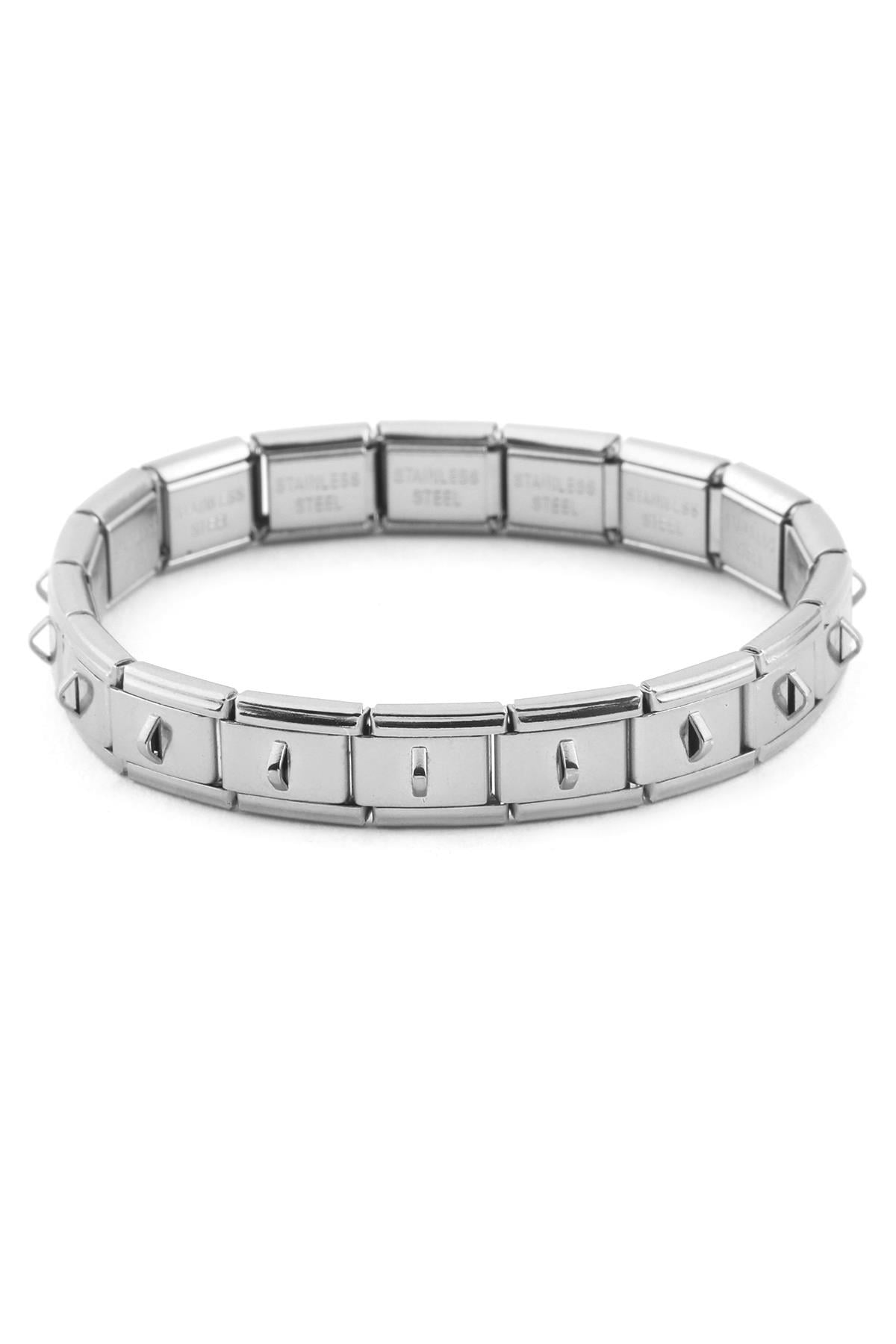 Çelik İtalyan Charm Bileklik SILVER