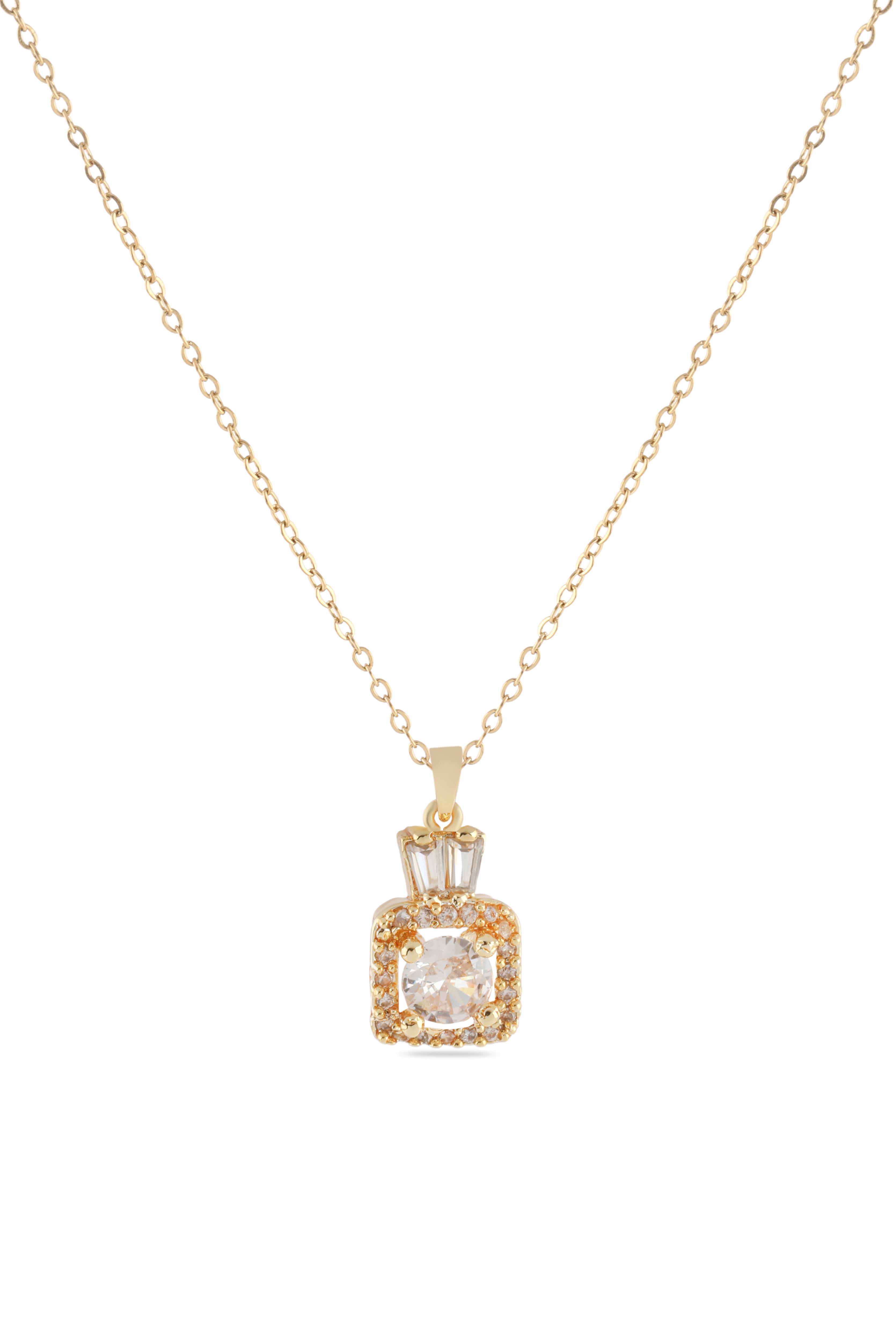 Çelik Kolye Gold 45cm
