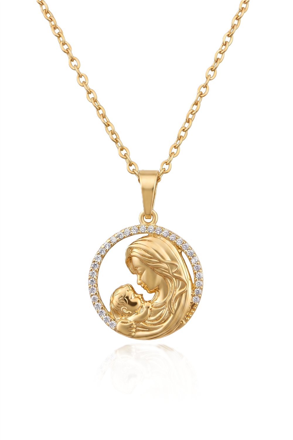 Çelik Kolye GOLD 45cm