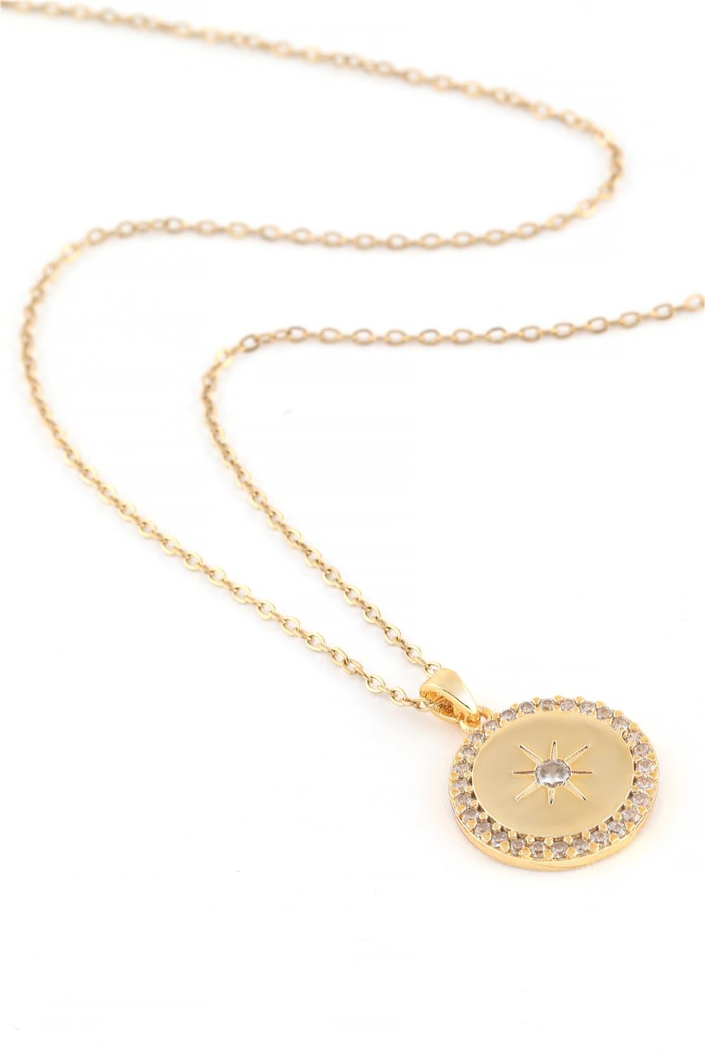 Çelik Kolye Gold 45cm