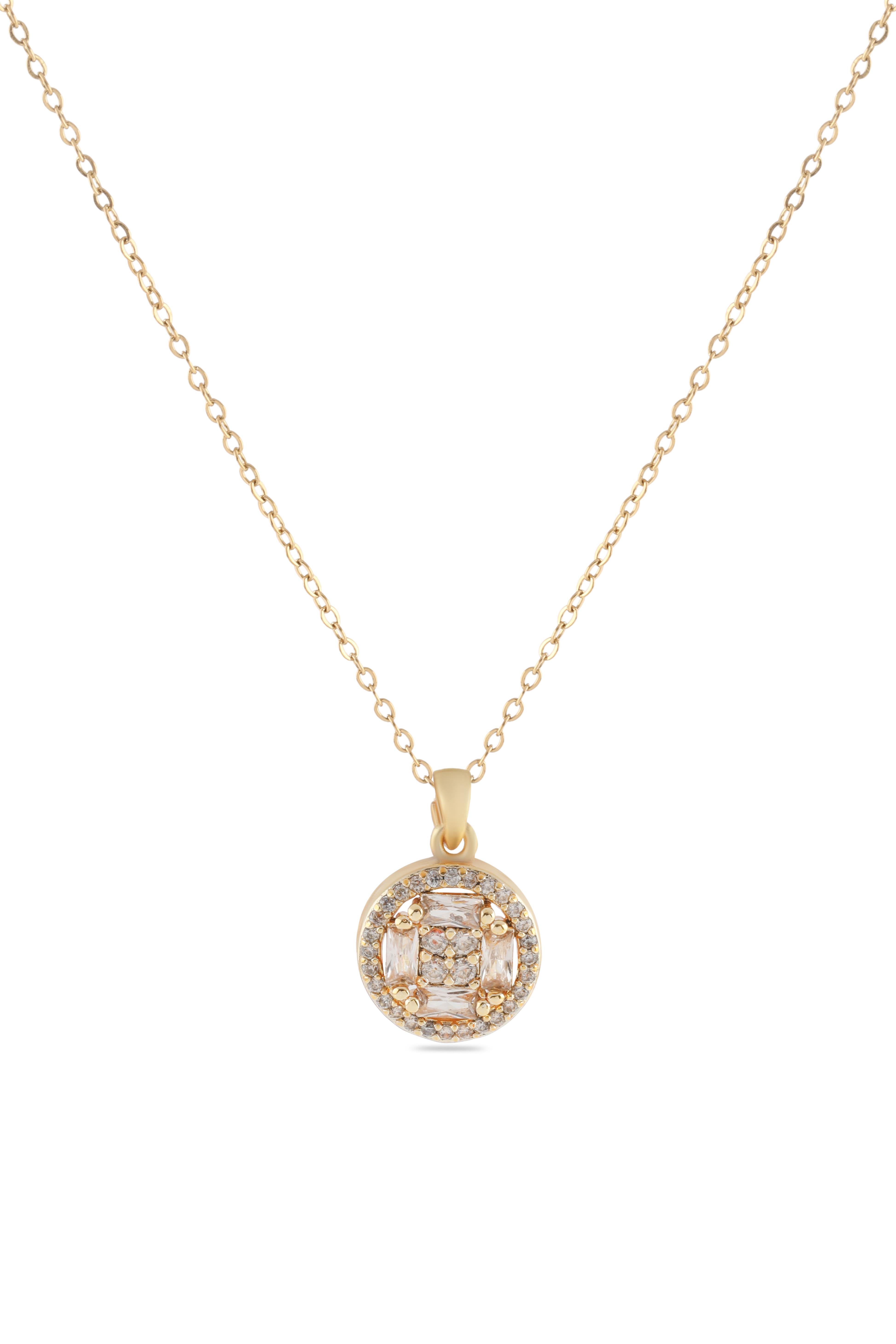 Çelik Kolye Gold 45cm