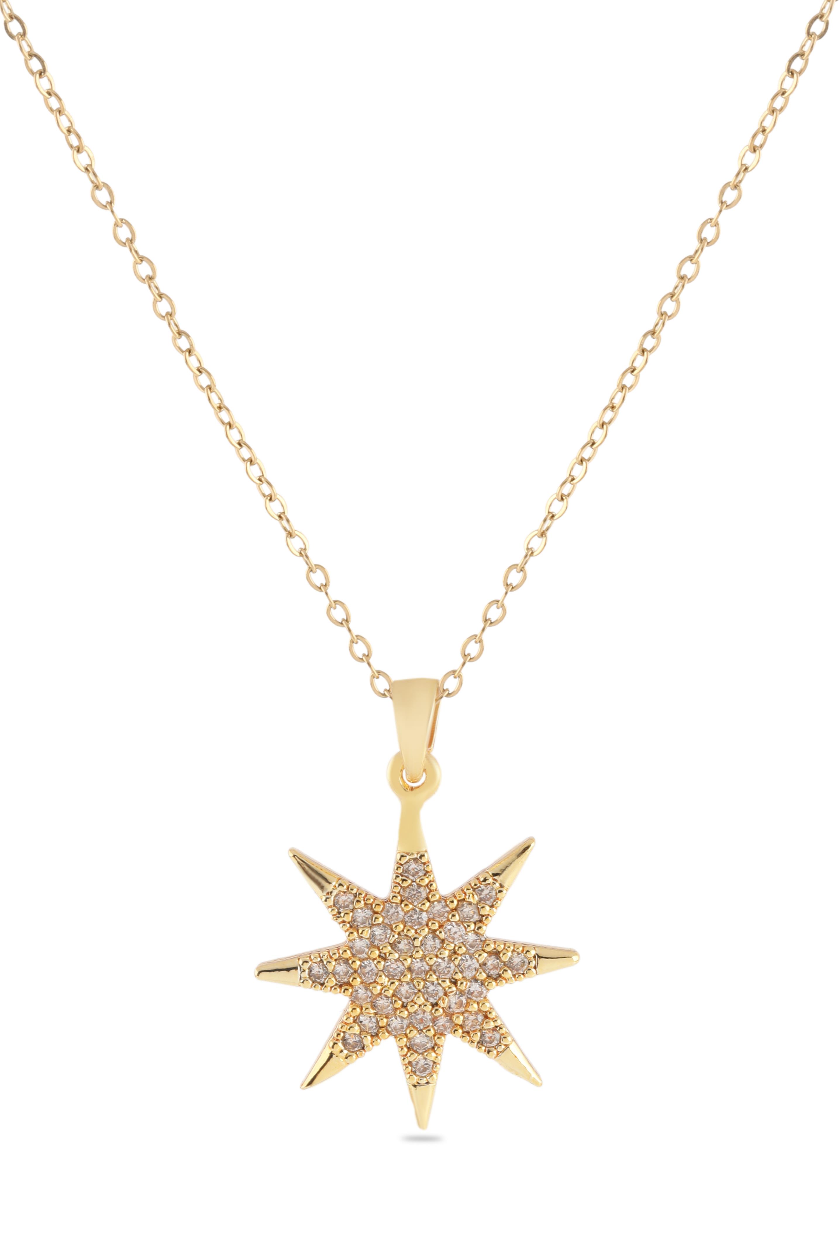 Çelik Kolye Gold 45cm