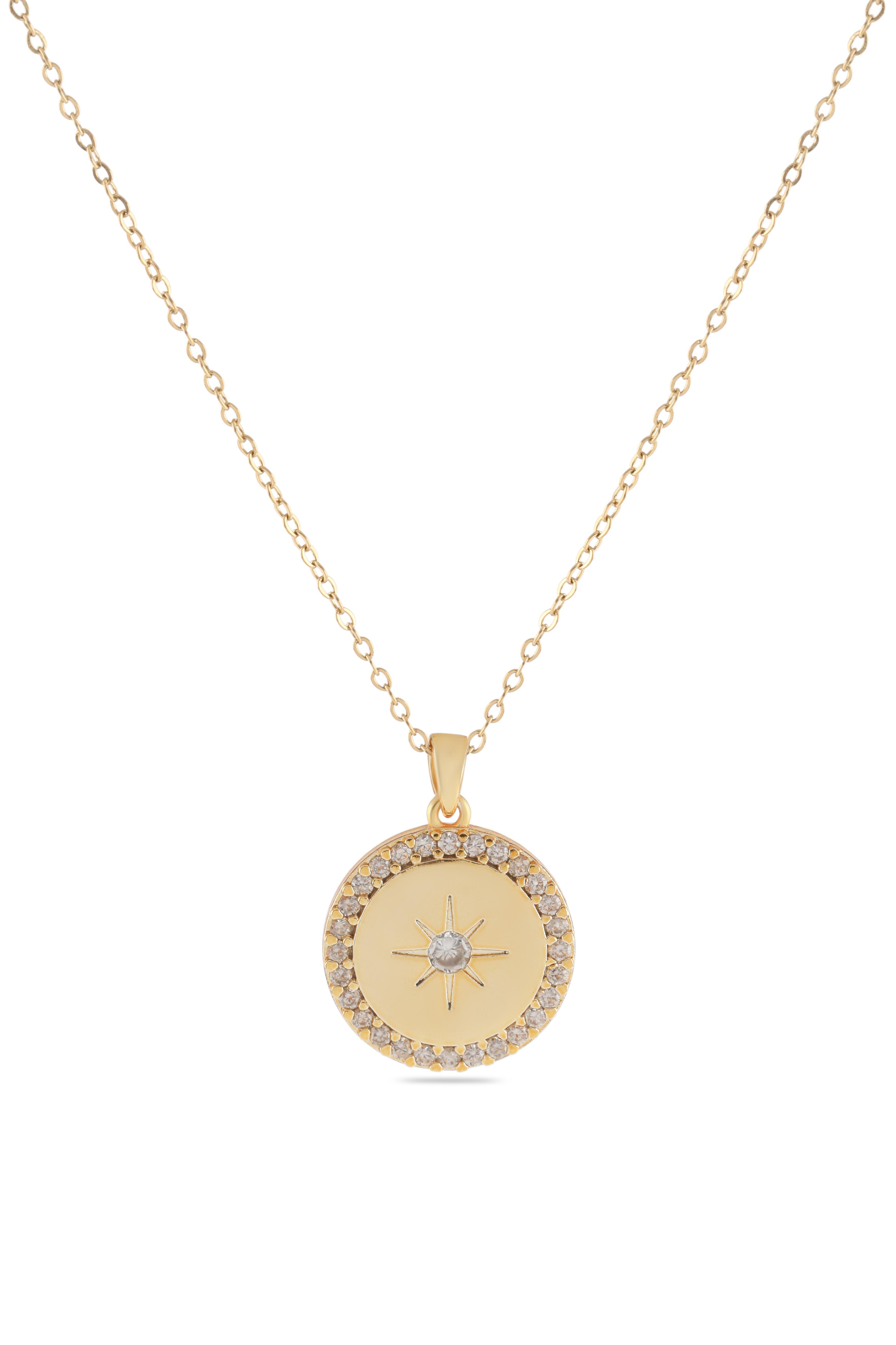 Çelik Kolye Gold 45cm