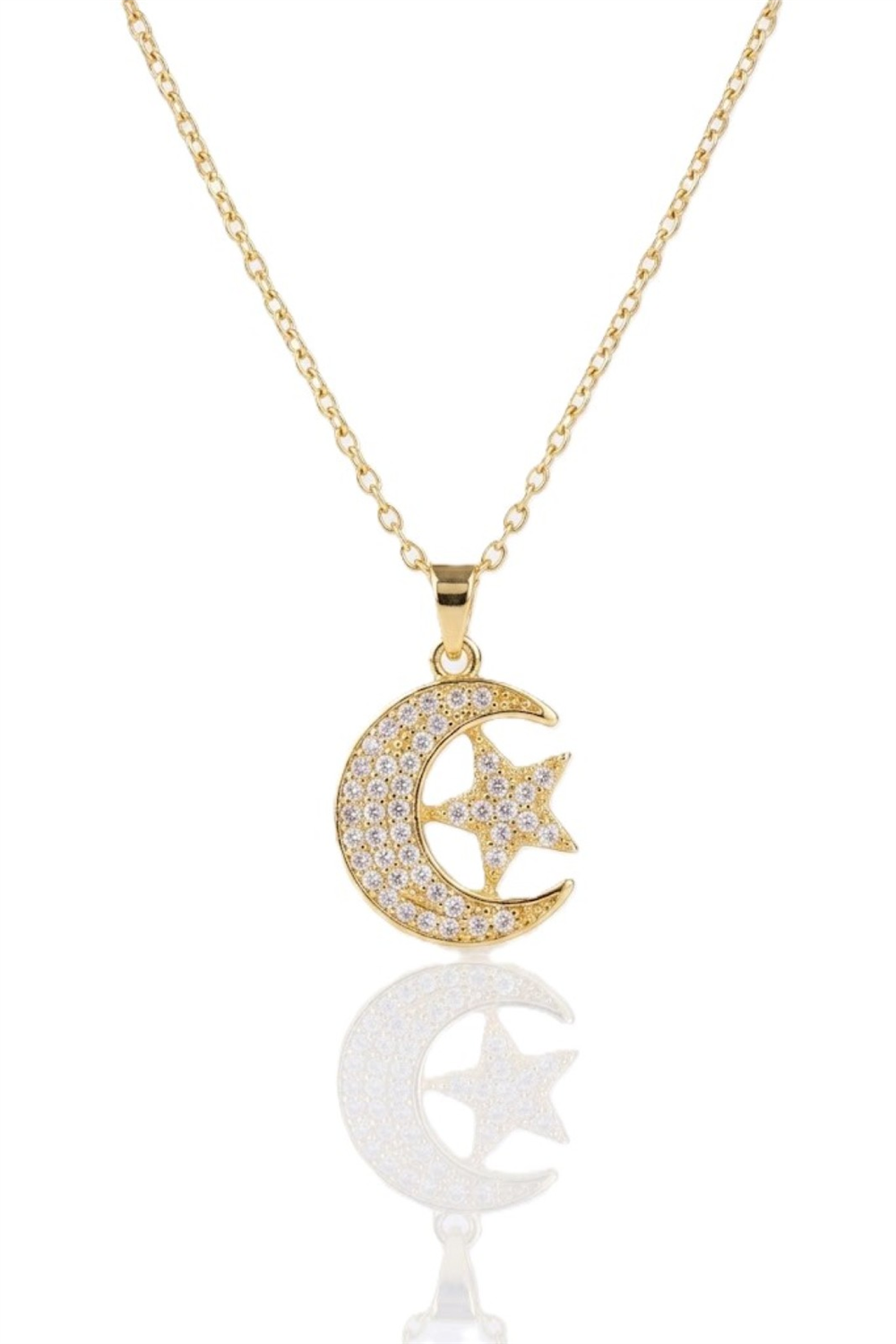 Çelik Kolye GOLD 45cm