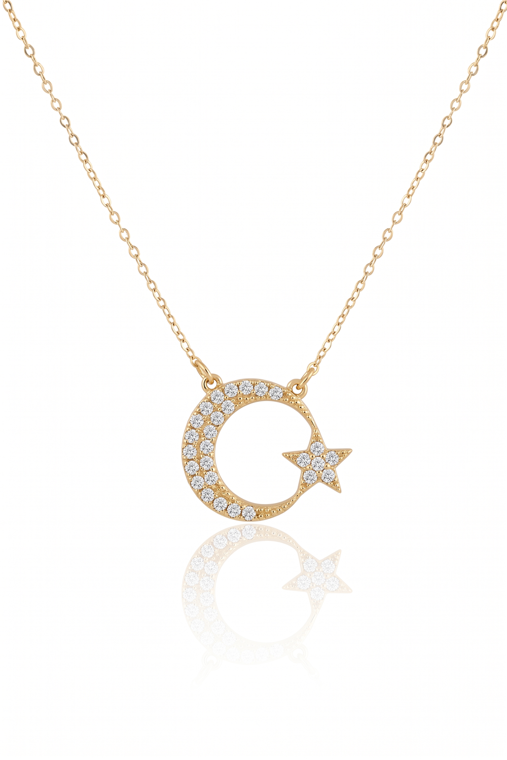 Çelik Kolye GOLD 45cm
