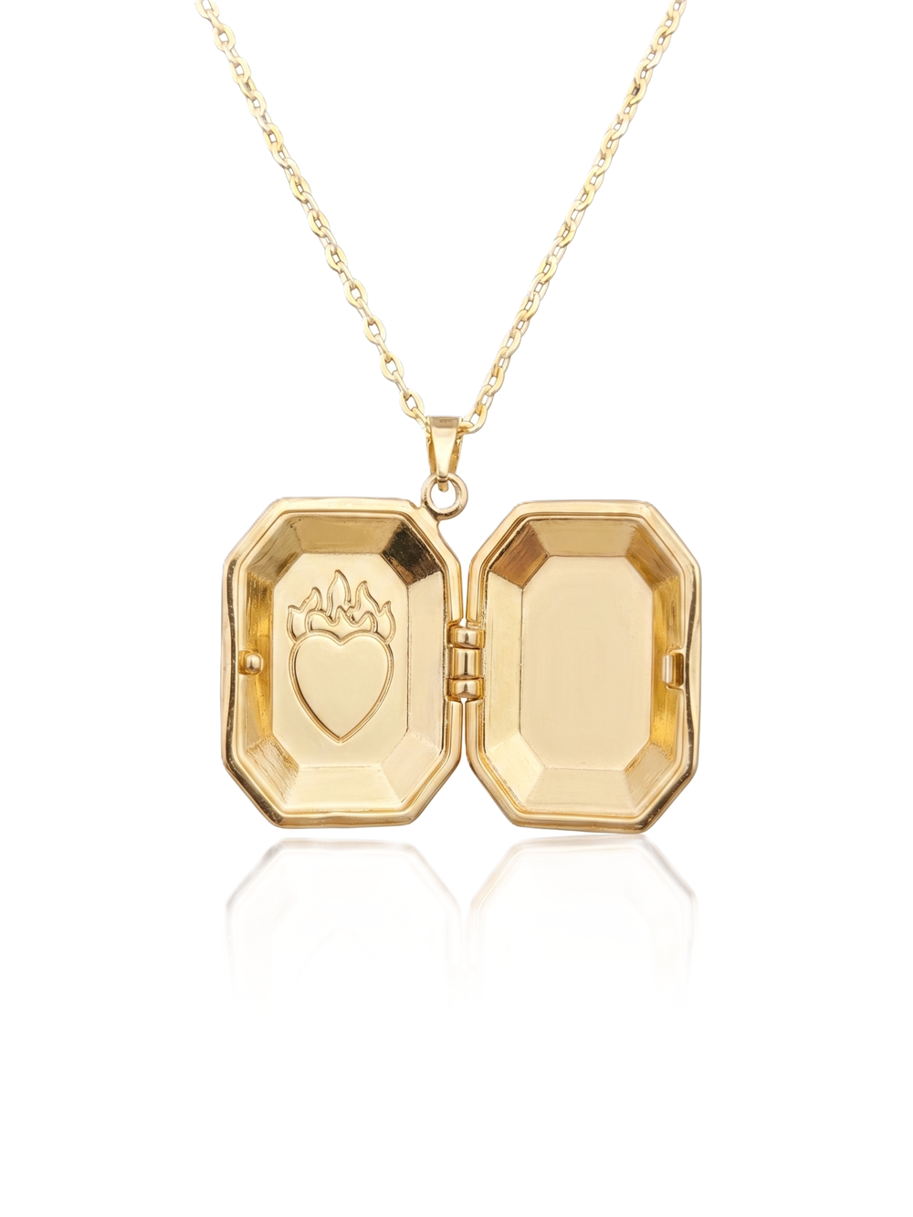 Çelik Kolye GOLD 45cm