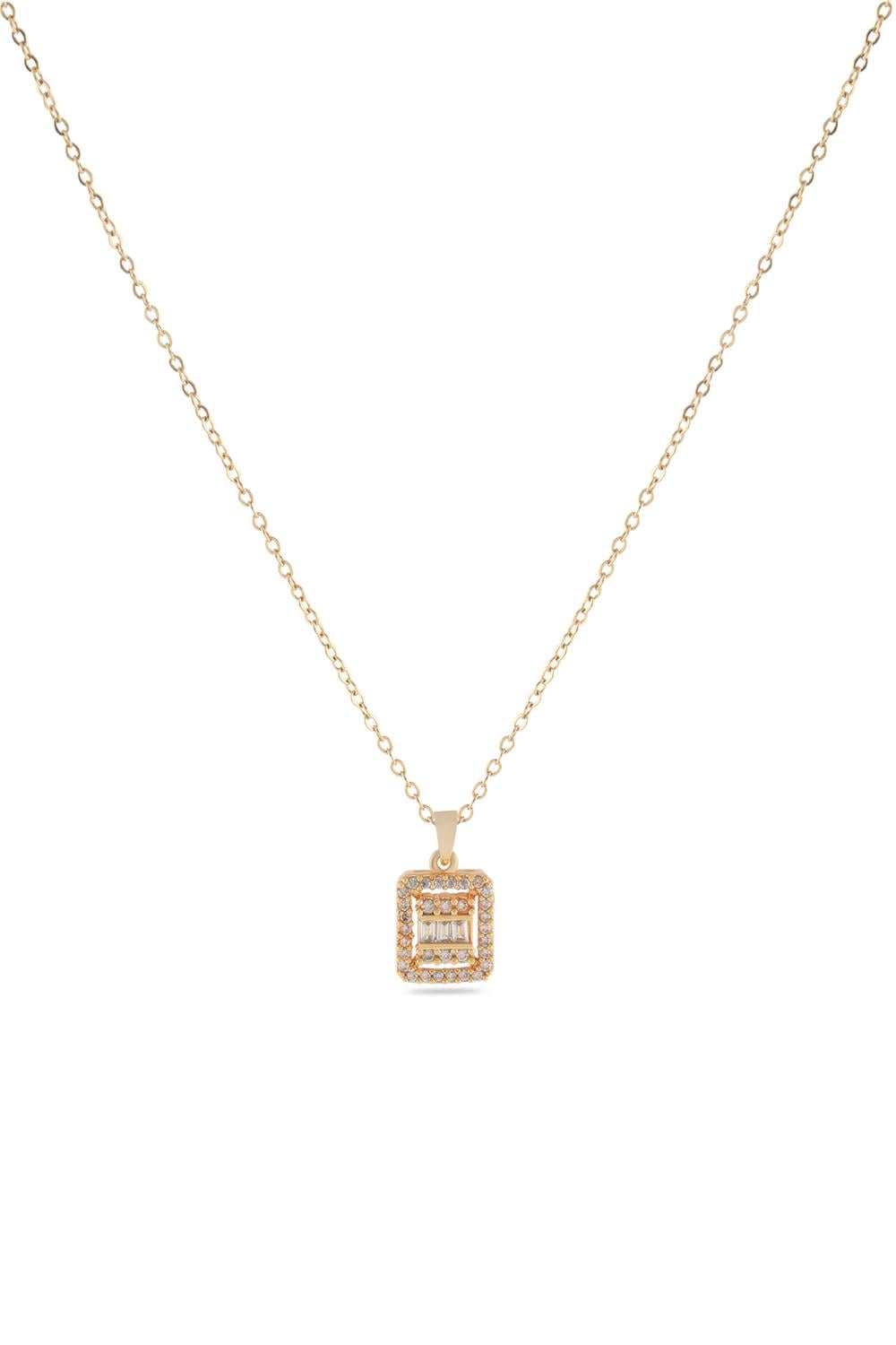 Çelik Kolye Gold 45cm
