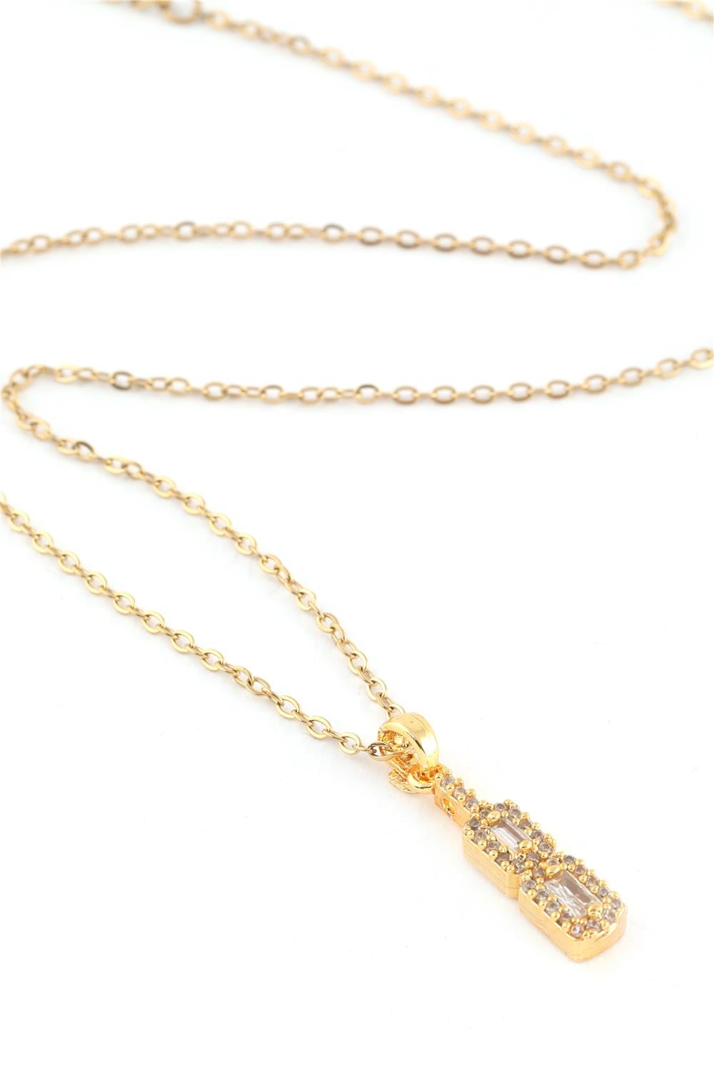 Çelik Kolye Gold 45cm