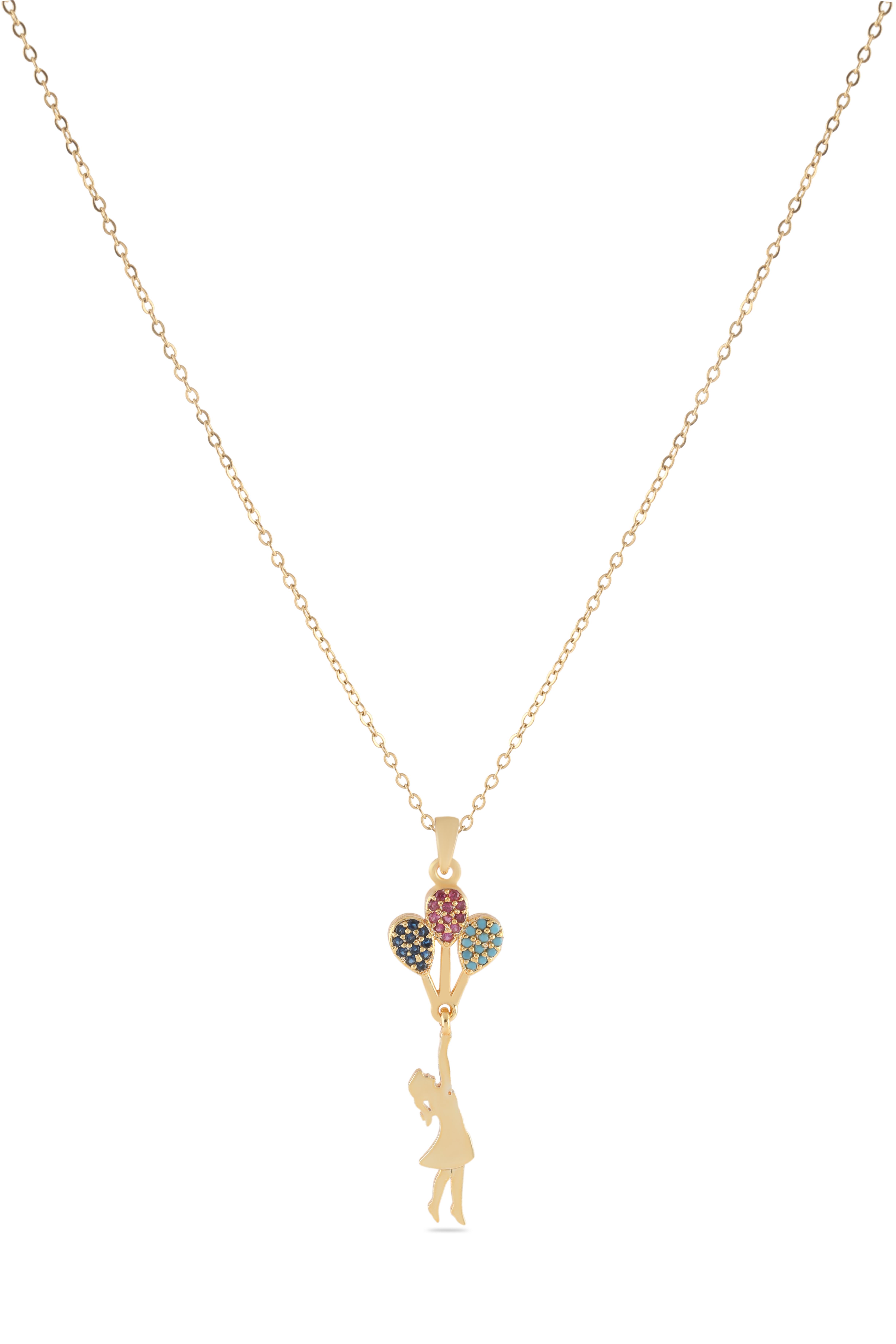 Çelik Kolye Gold 45cm